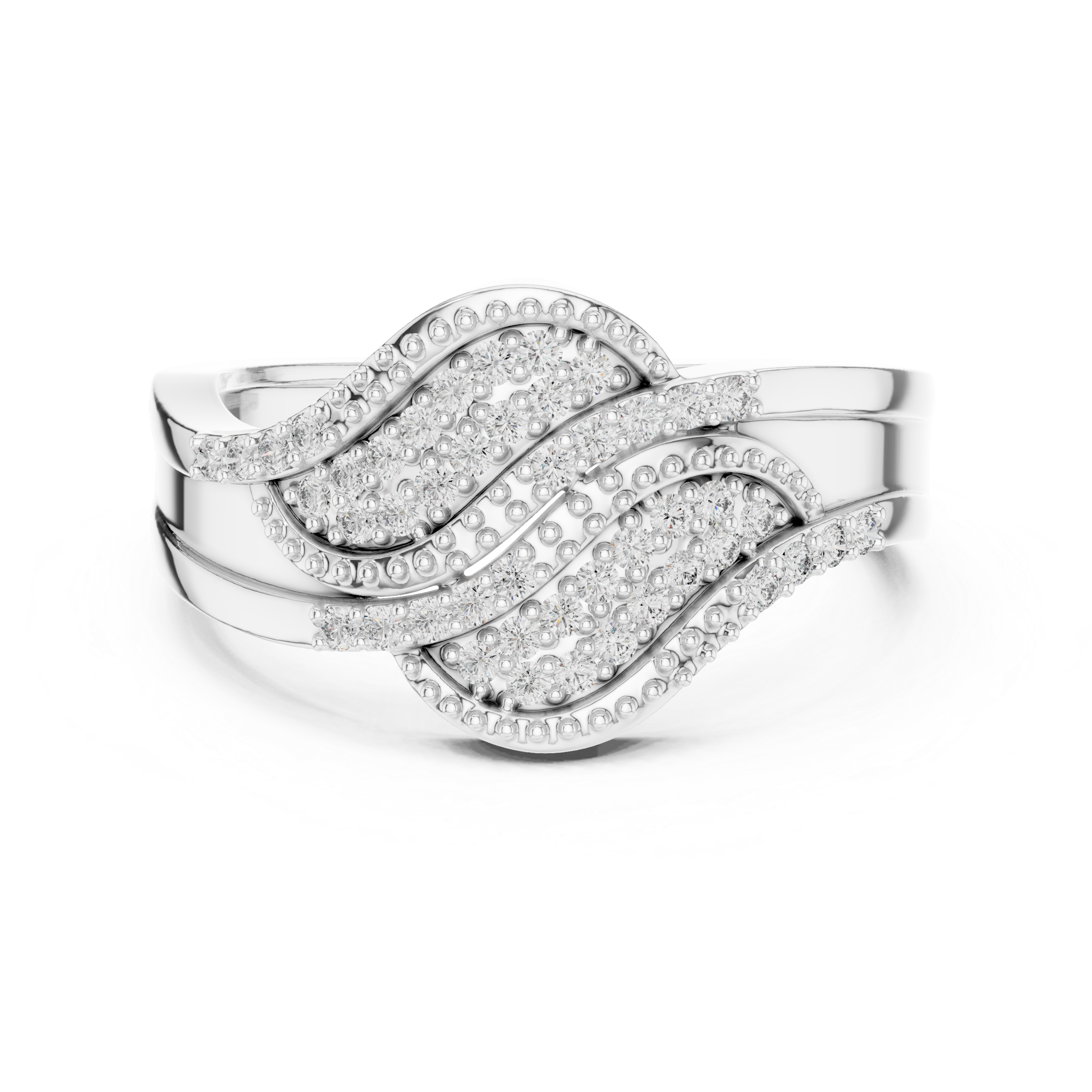 Engraved gold bangle with floral decorative carving.