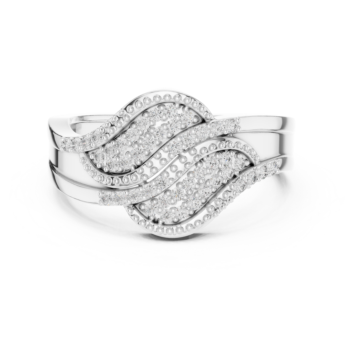 Engraved gold bangle with floral decorative carving.