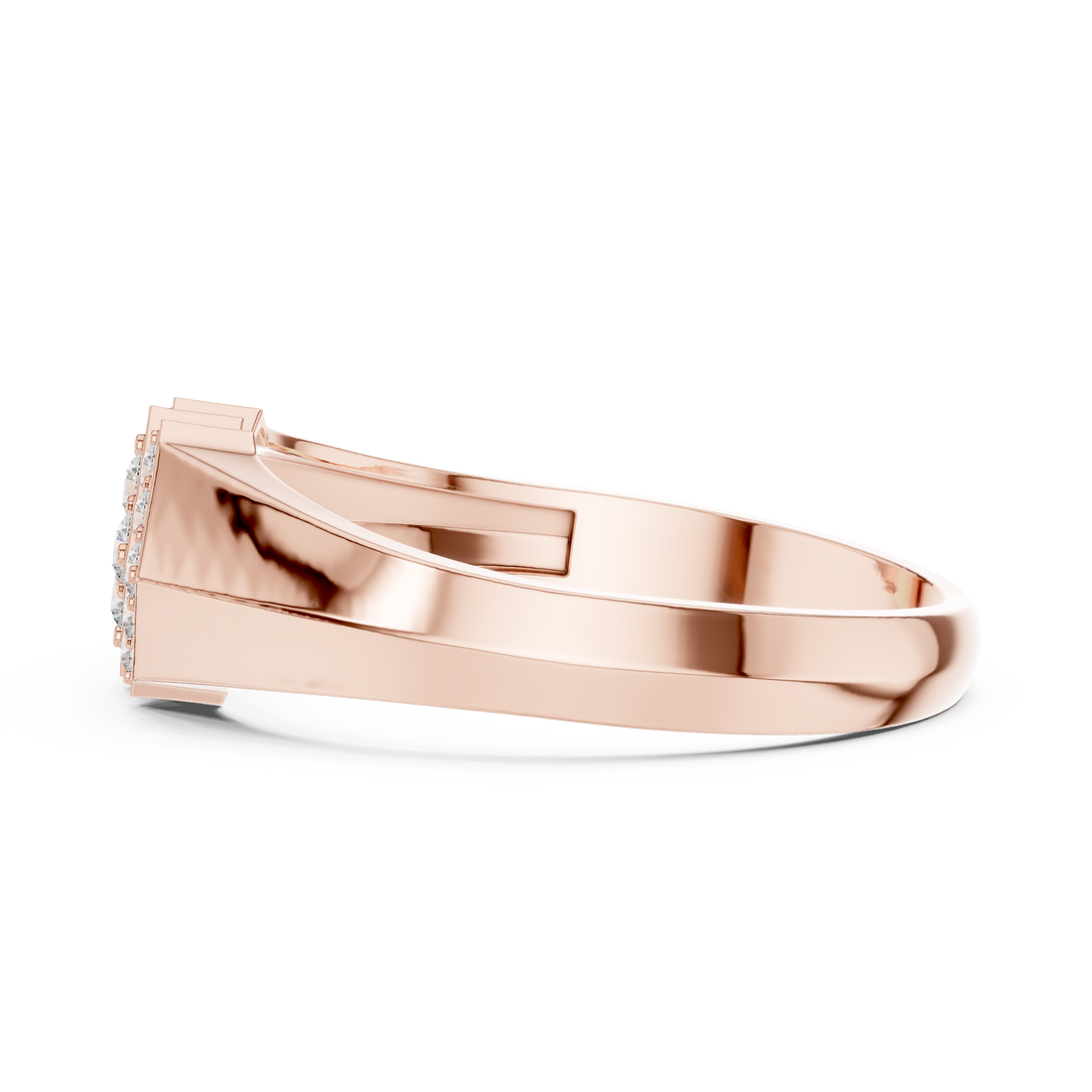 Adjustable toe ring with slim metal band.