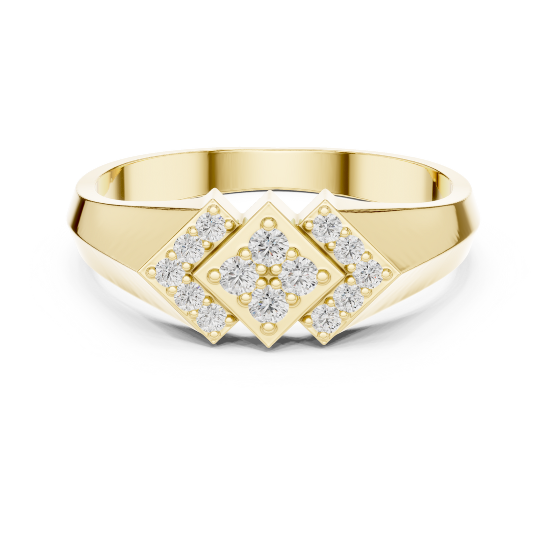 Gold hoop earrings with polished rounded finish.