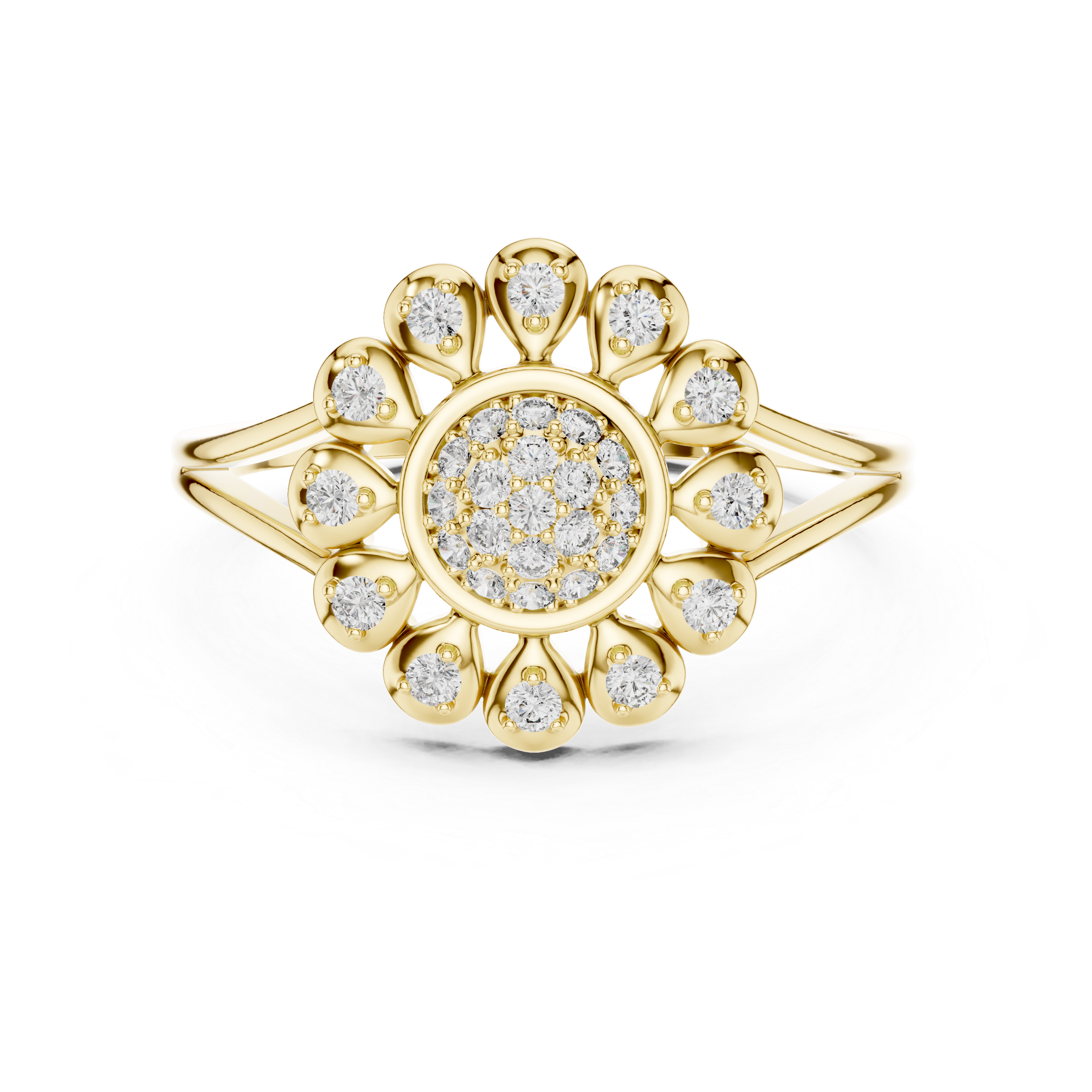 Pearl gemstone ring with soft elegant appearance.