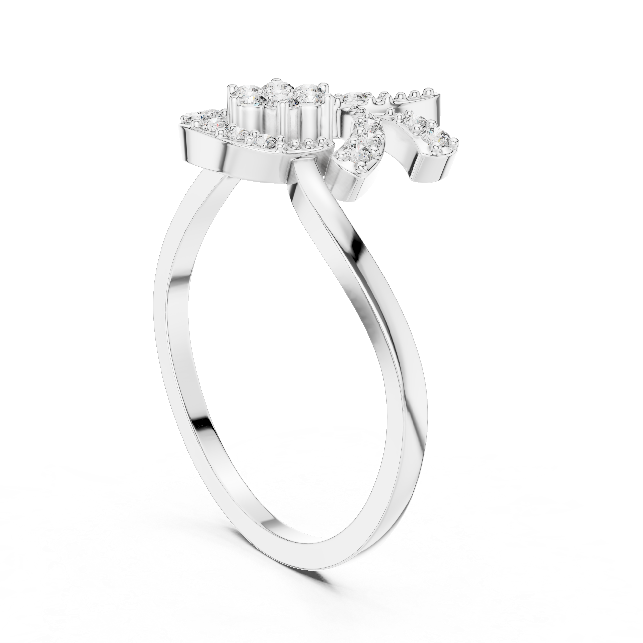 Elegant bangle bracelet with smooth glossy finish.