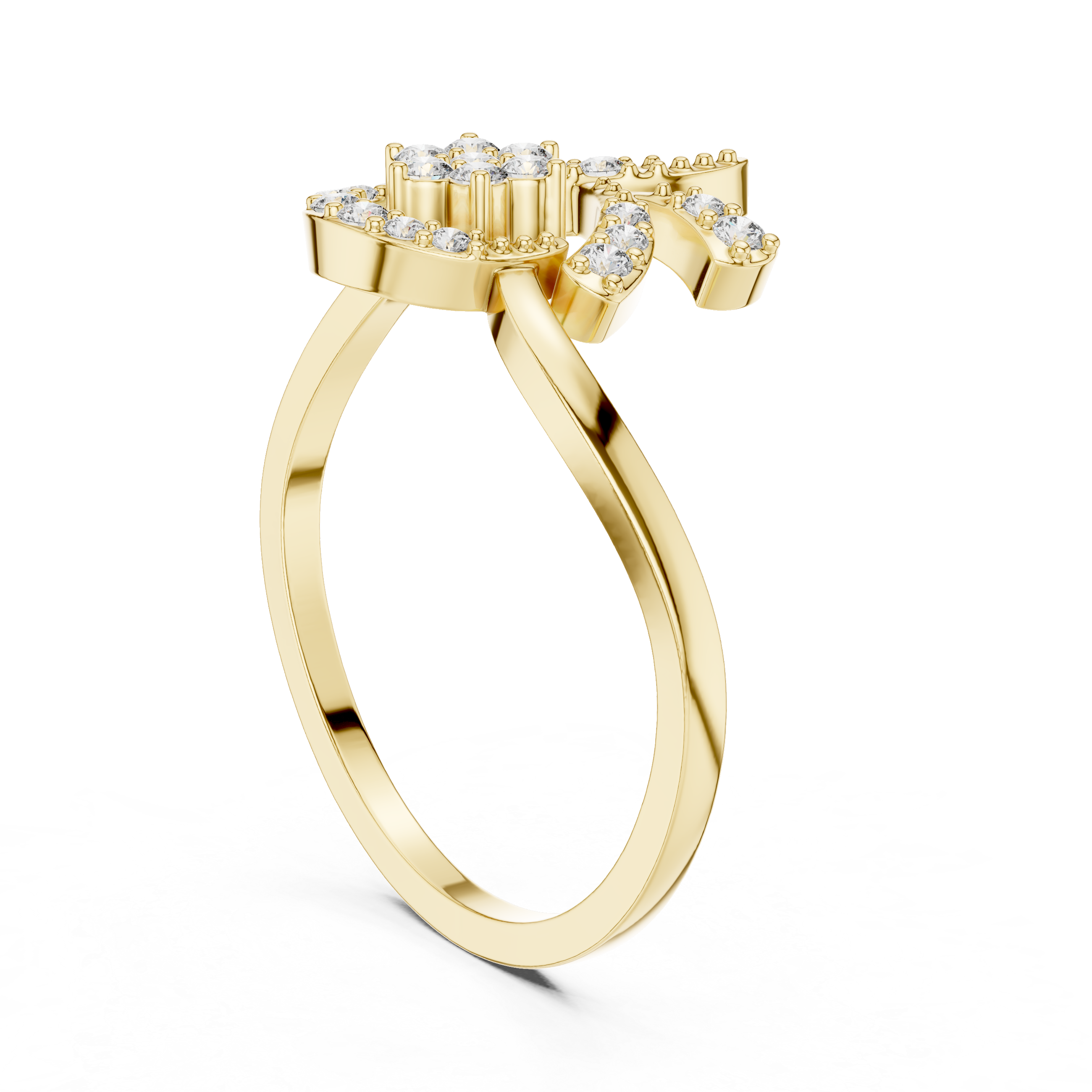 Minimal chain bracelet with subtle diamond accent.