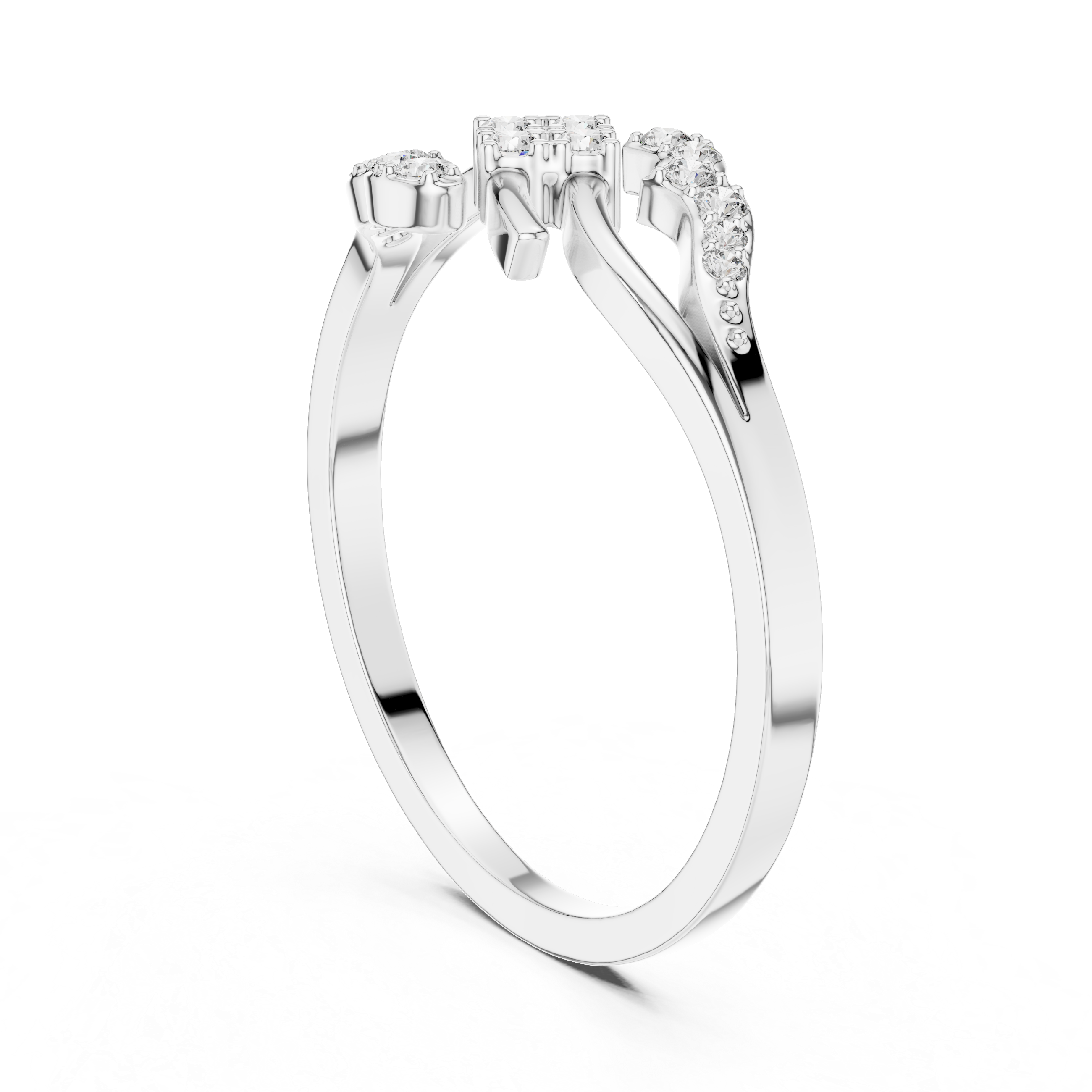 Luxury bridal necklace with striking centerpiece detail.