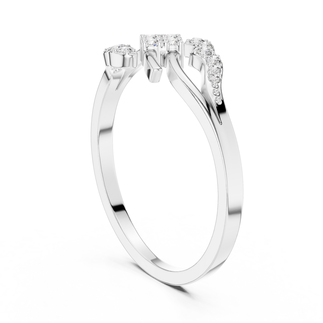 Luxury bridal necklace with striking centerpiece detail.