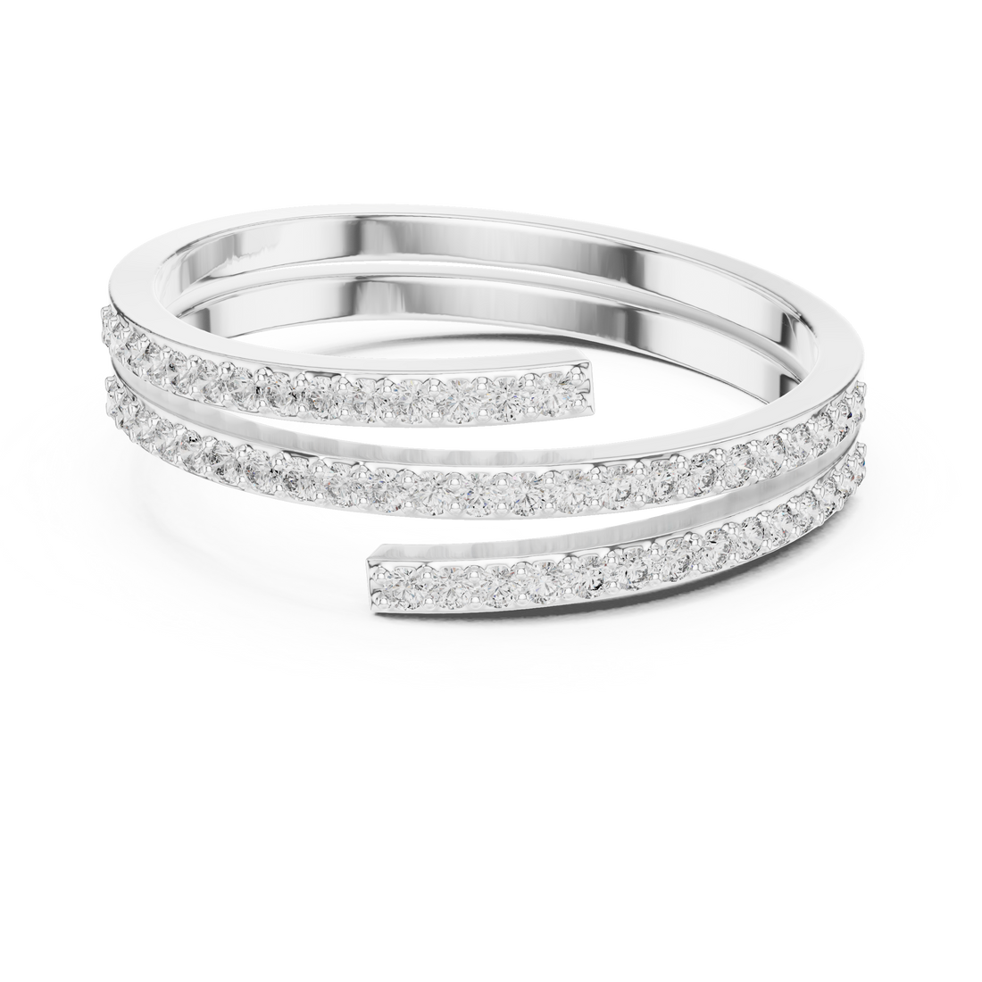Men's diamond signet ring with bold square face.