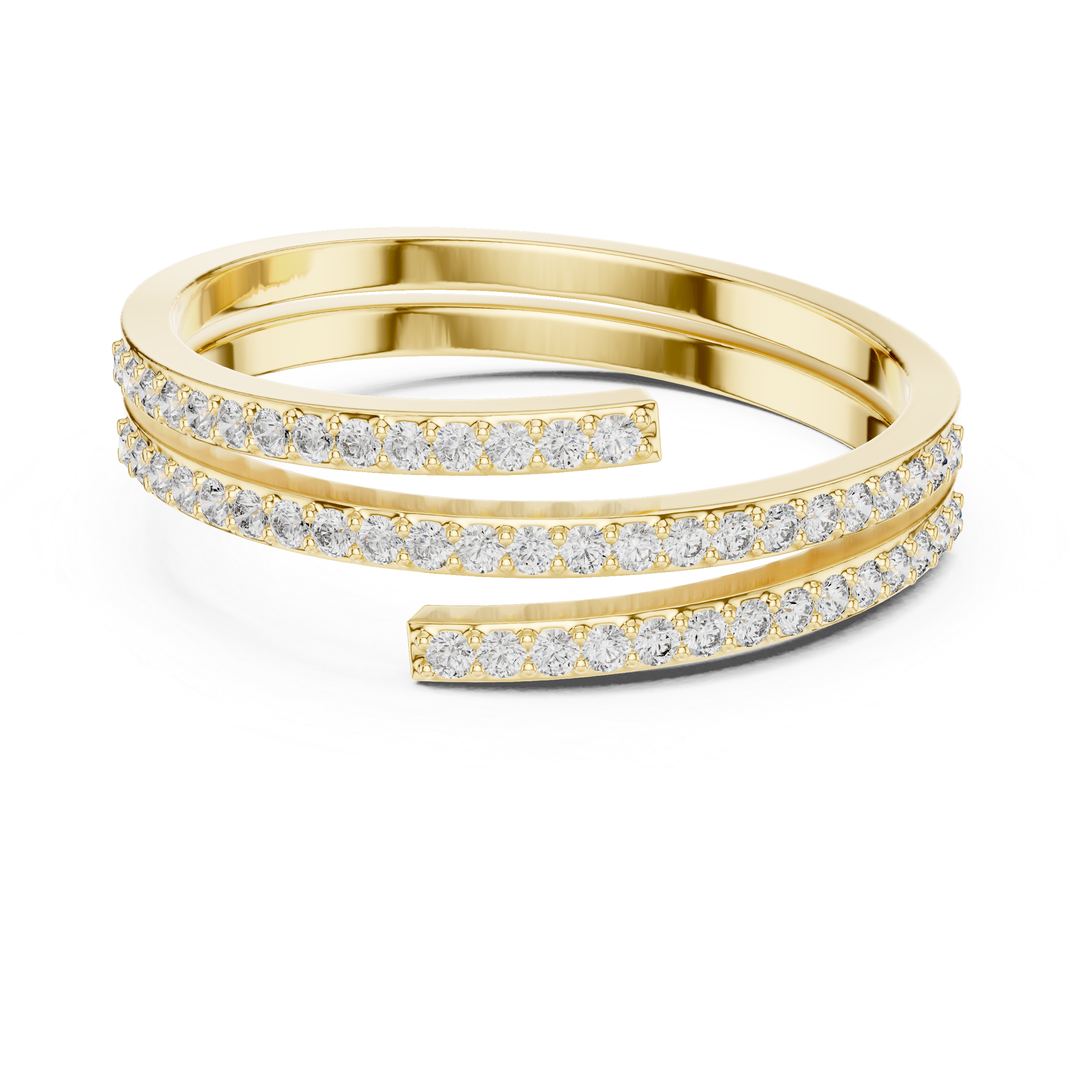 Children's bracelet with lightweight polished gold links.
