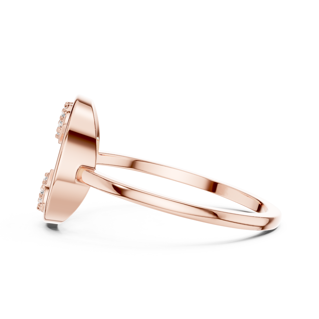 Adjustable baby ring with smooth rounded edges.