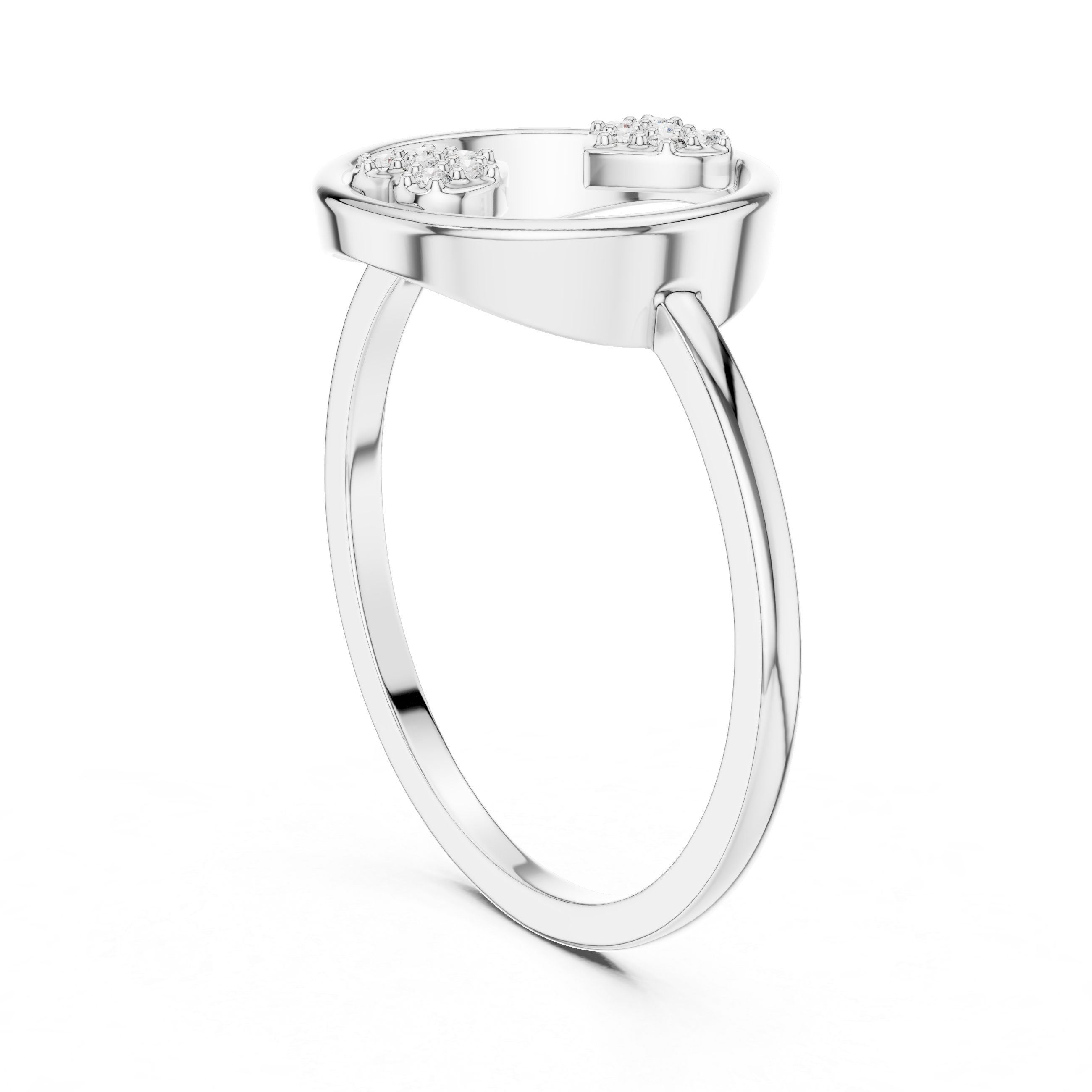 Bold cocktail ring with large colorful gemstone.