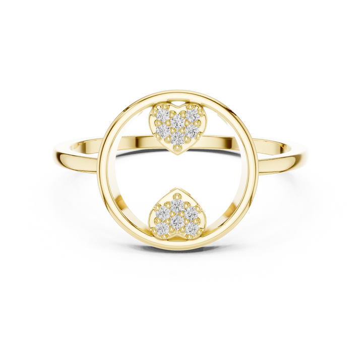 Diamond ear climber earrings with curved shine.