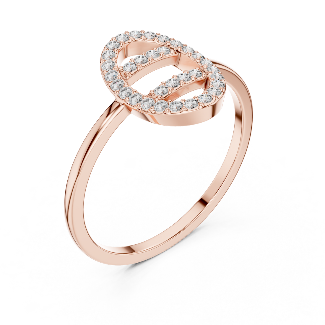 Celebration ring with colorful decorative stones.