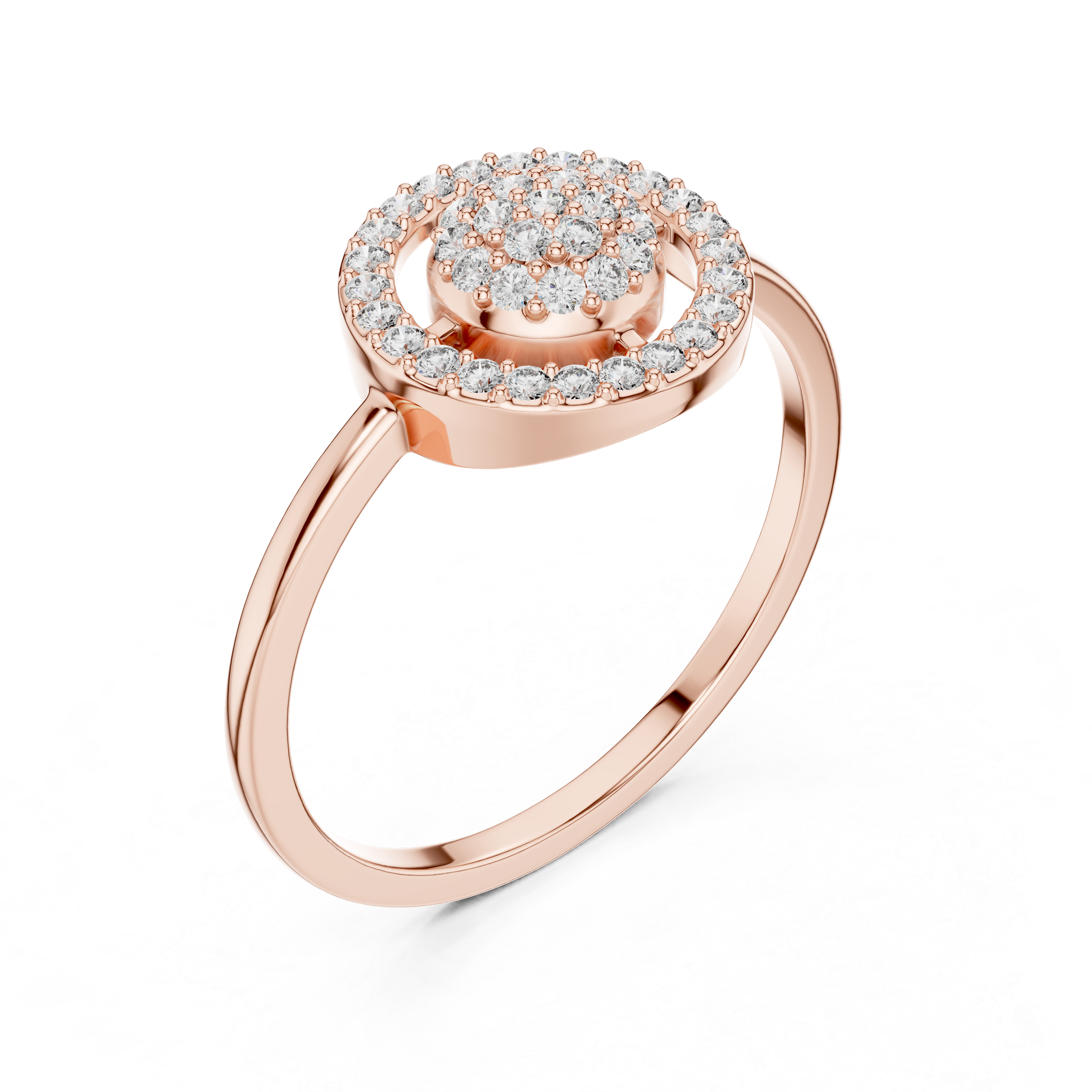 Diamond bangle with shimmering stone detailing.