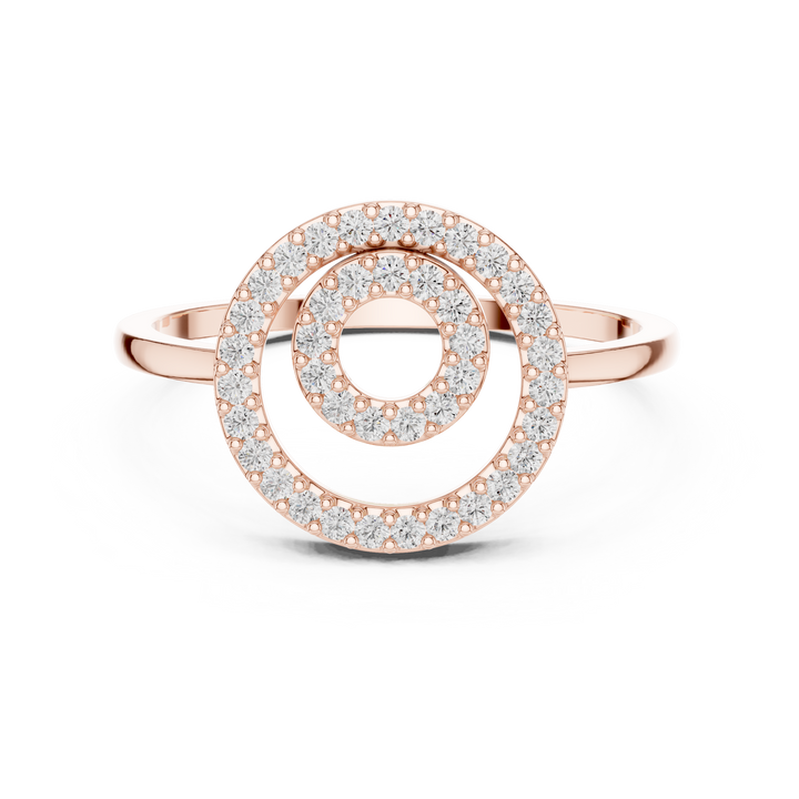Diamond chain necklace with tiny bright stones.