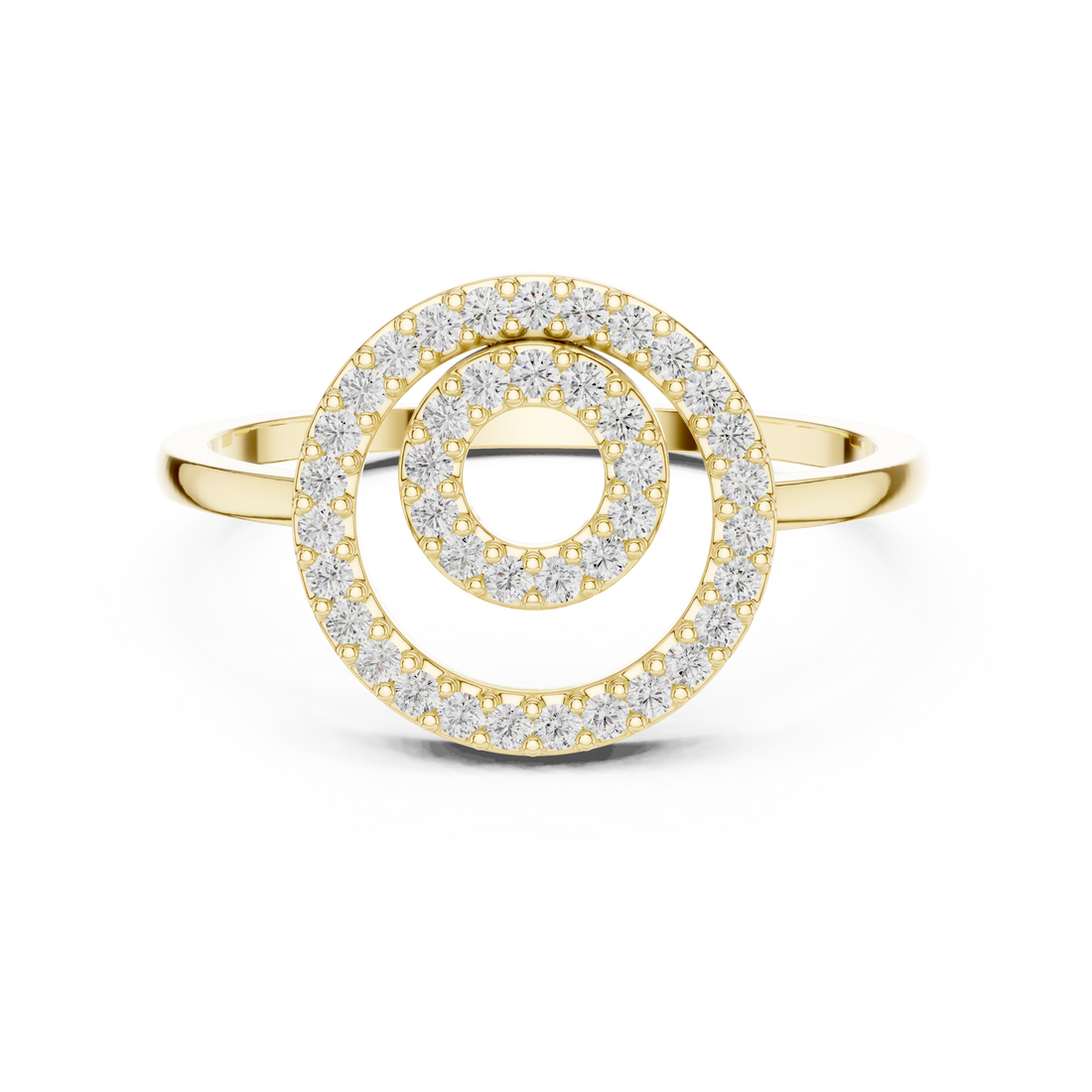 Adjustable toe ring with slim metal band.