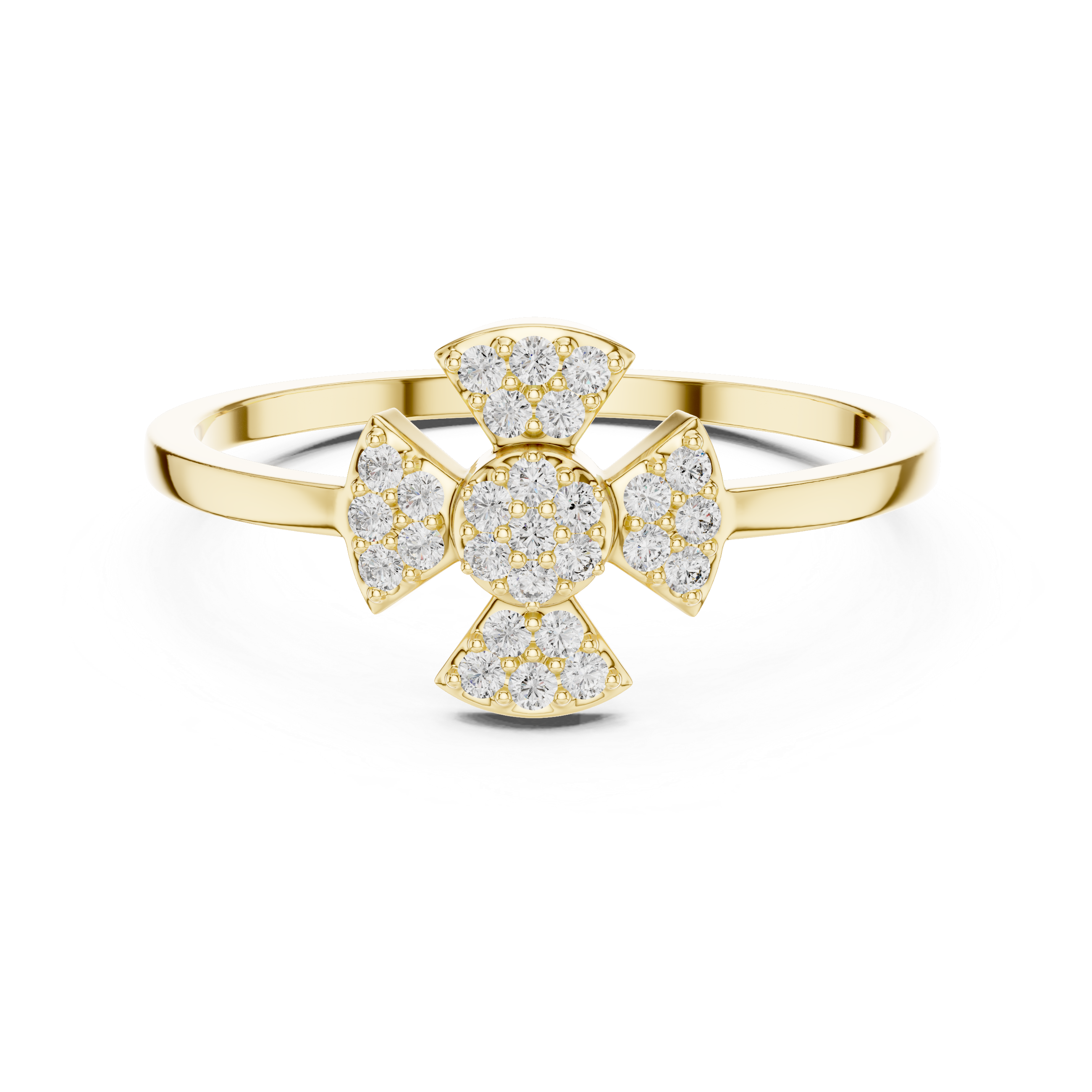 Diamond jewellery set with coordinated sparkle finish.