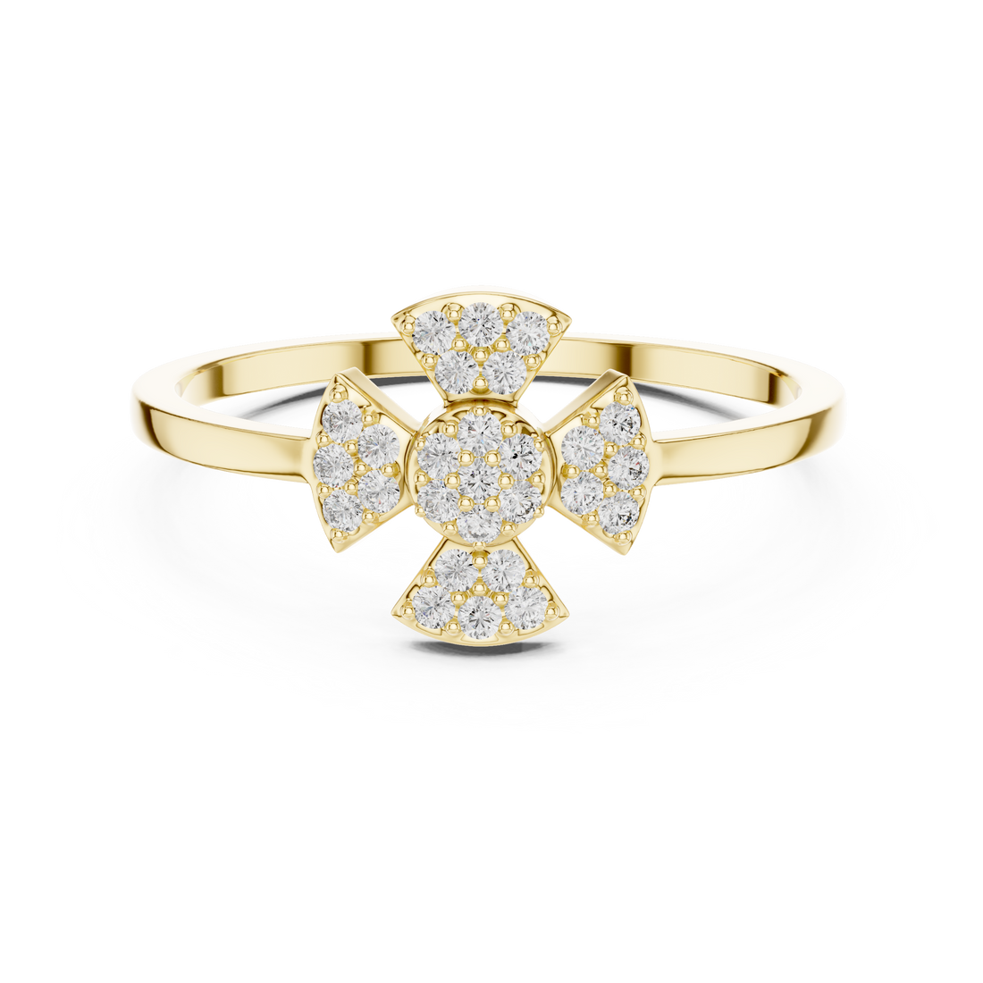 Diamond jewellery set with coordinated sparkle finish.