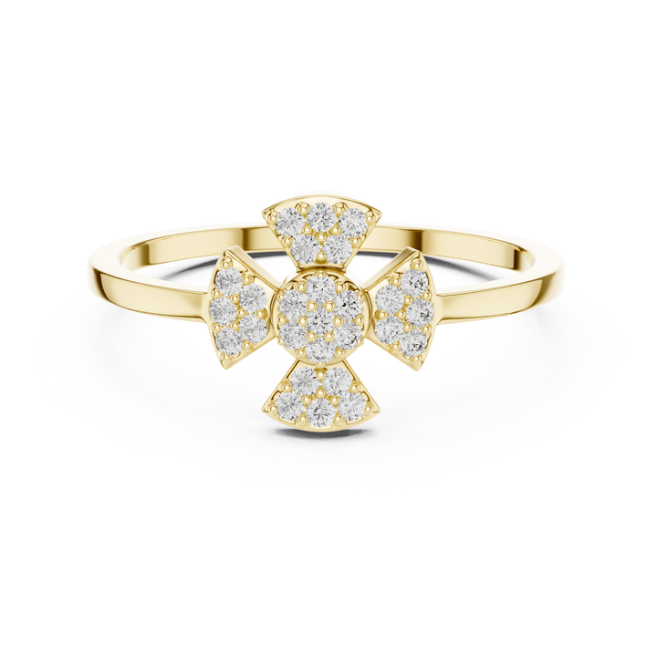 Diamond jewellery set with coordinated sparkle finish.