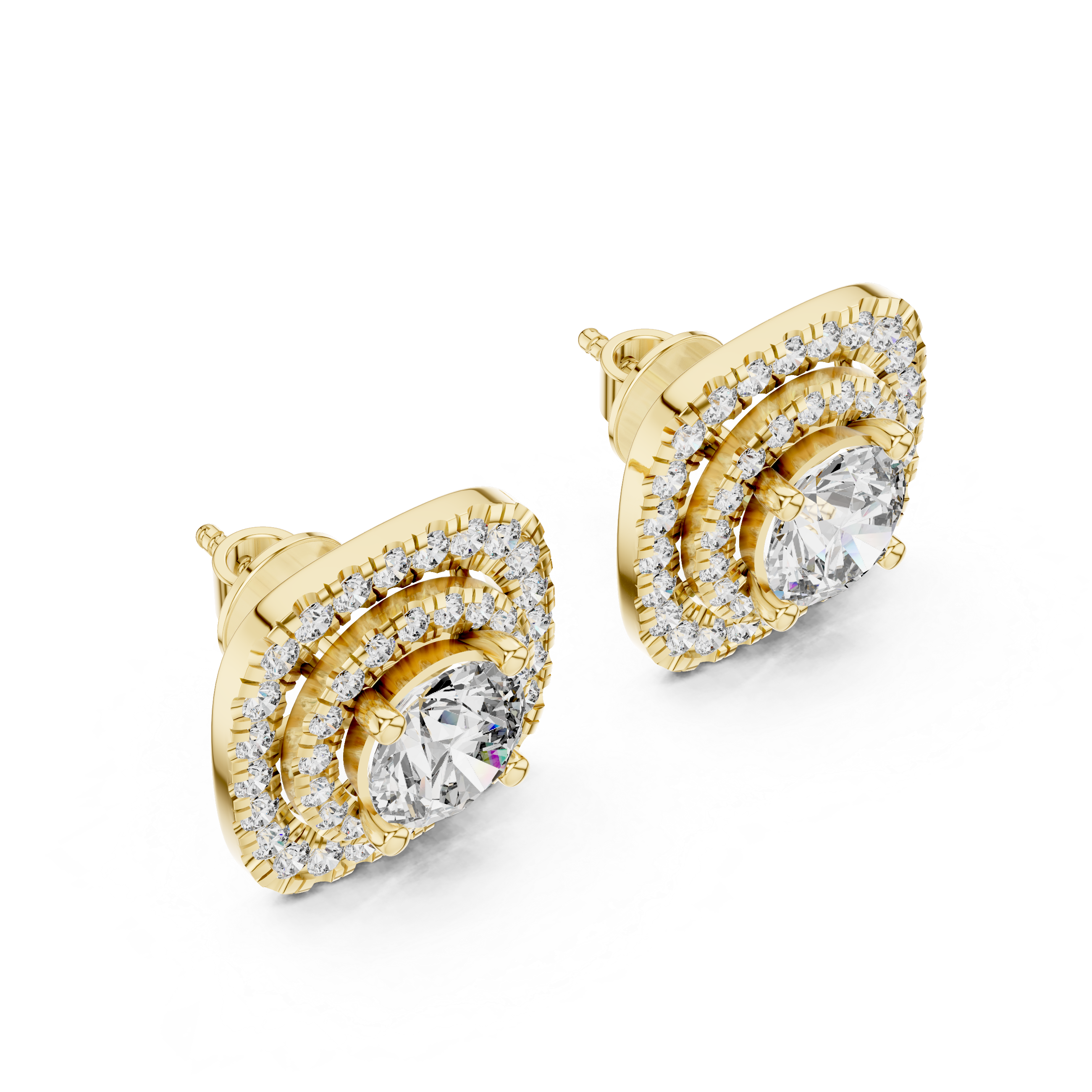 Decorative charm bracelet with delicate diamond pendants.