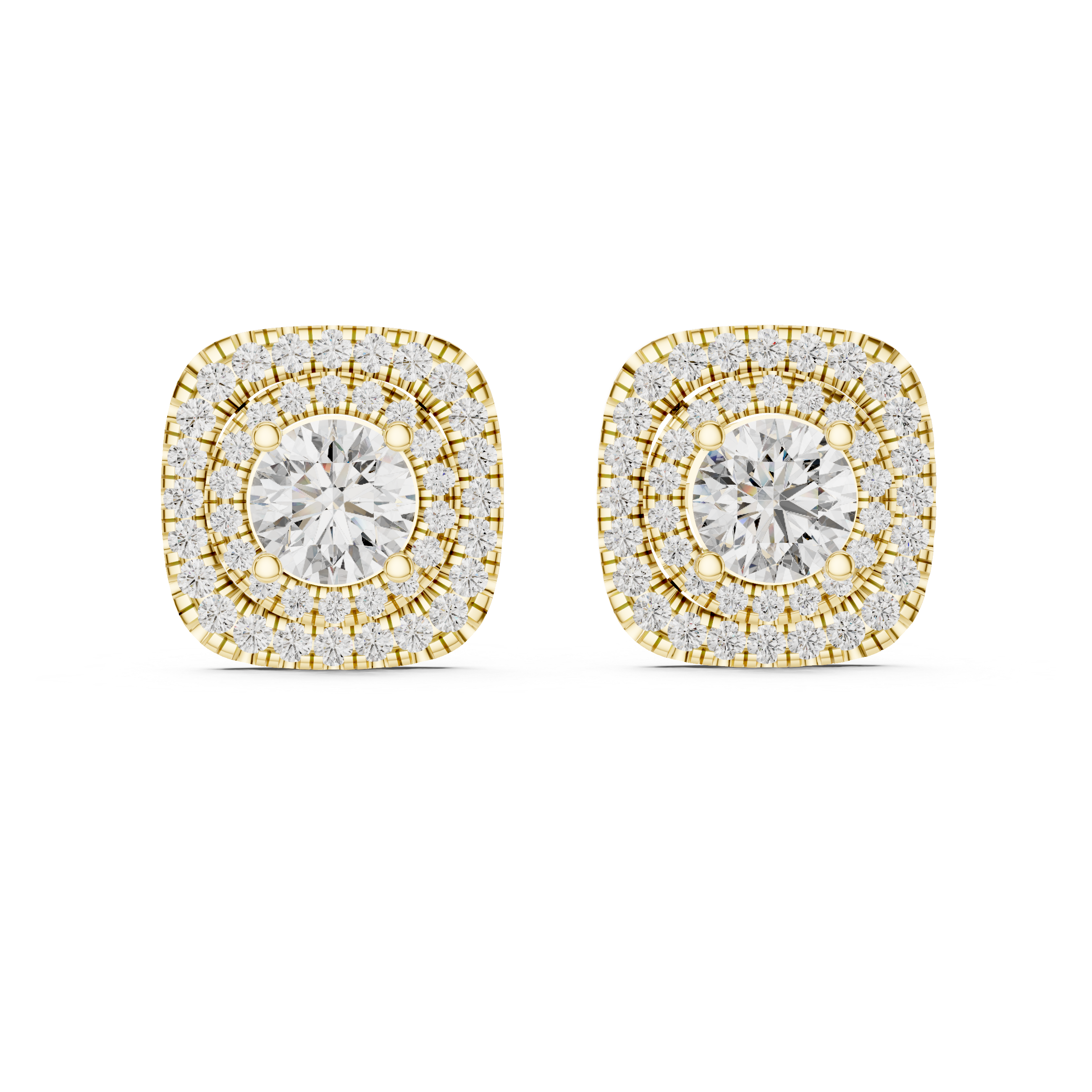 Slim gold bracelet with small diamond accents.