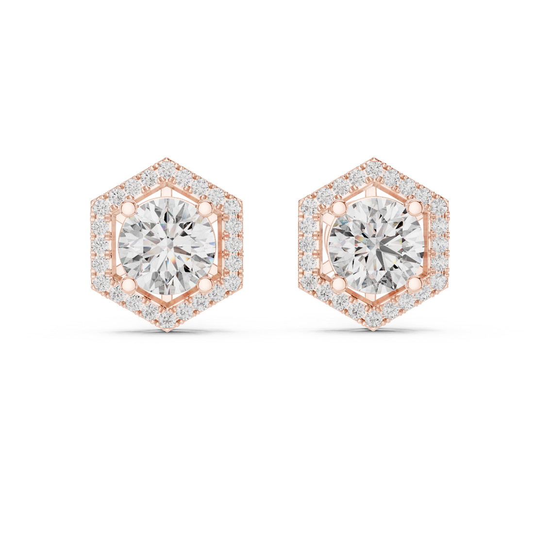 Stylish floral nose stud with delicate detailing.