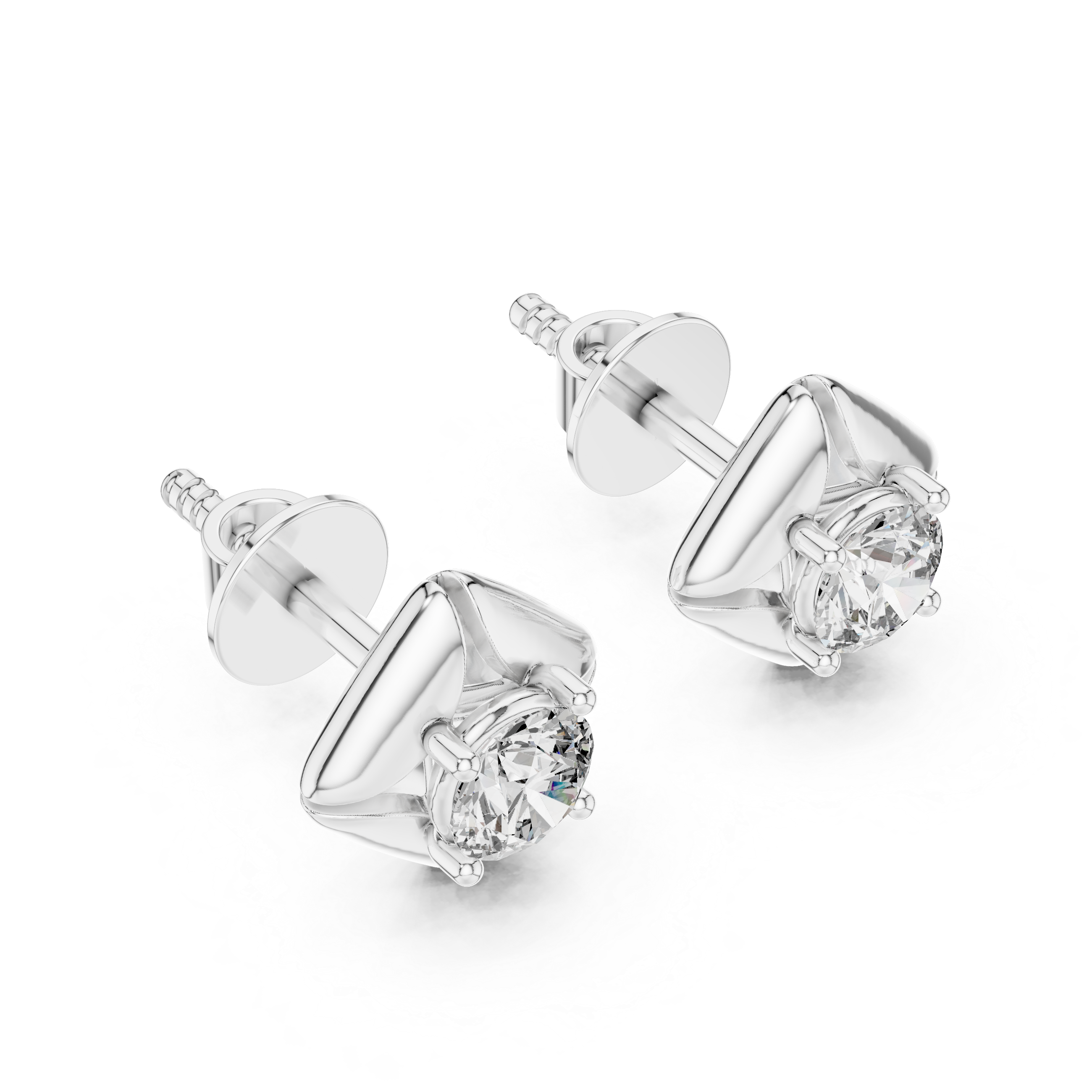 Eternity ring with continuous sparkling diamond row.