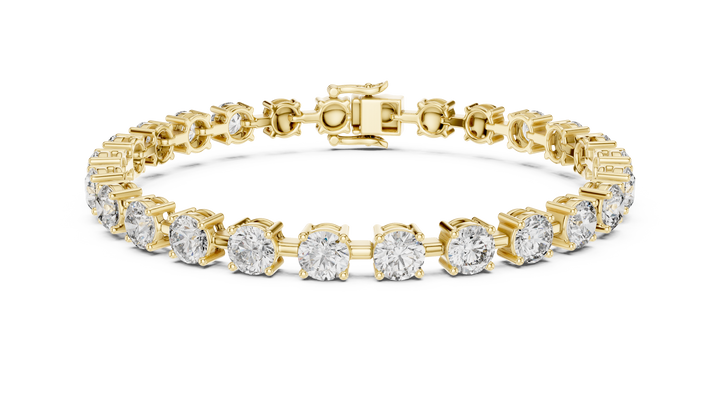Round Brilliant Diamond Classic Tennis Chain Bracelet
