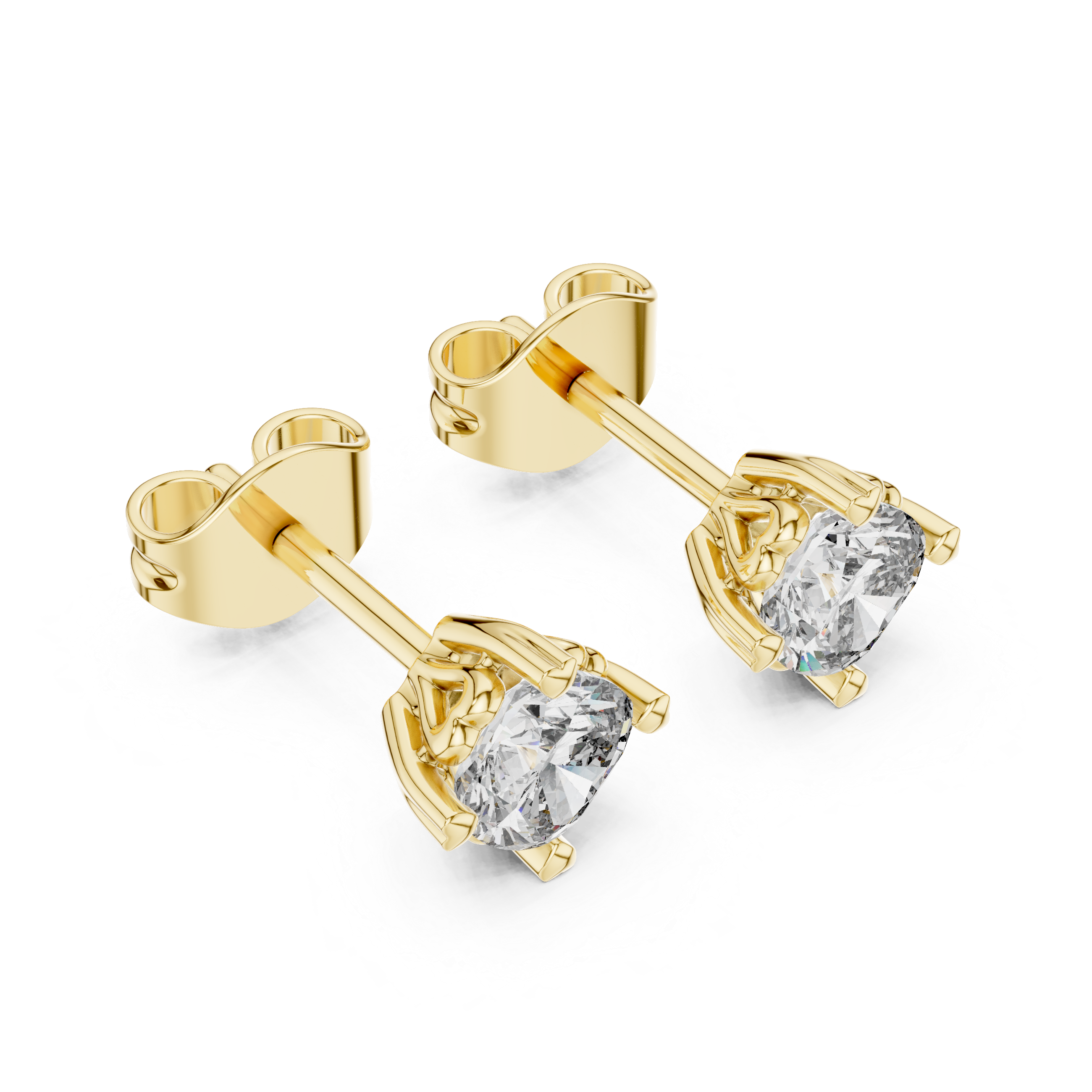 Classic gold nose hoop with lightweight design.