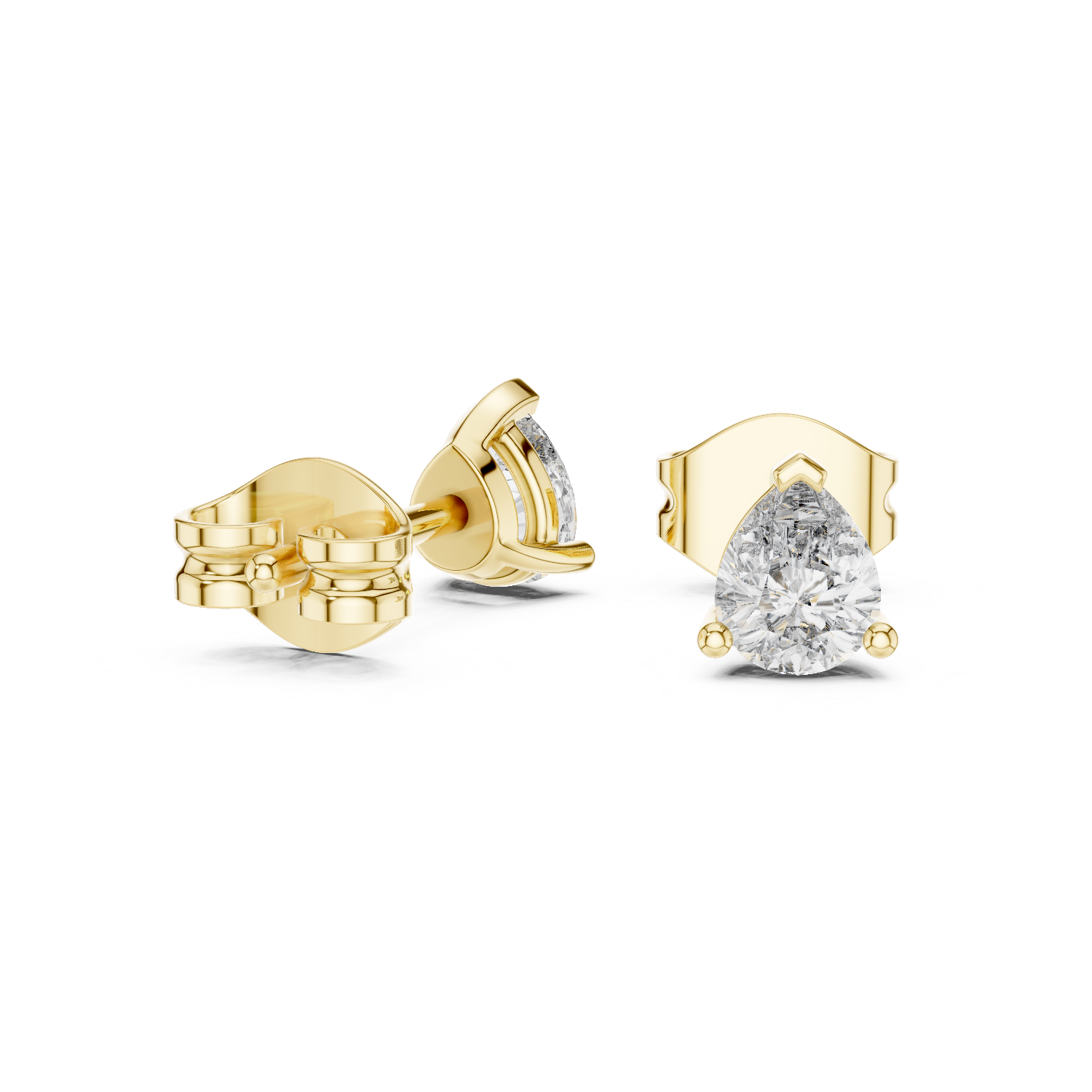 Classic bridal set with matching necklace pieces.