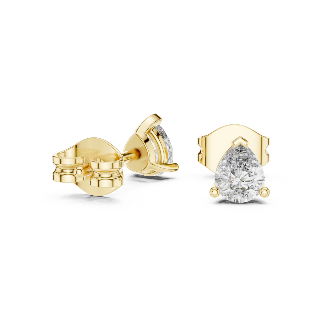 Classic bridal set with matching necklace pieces.