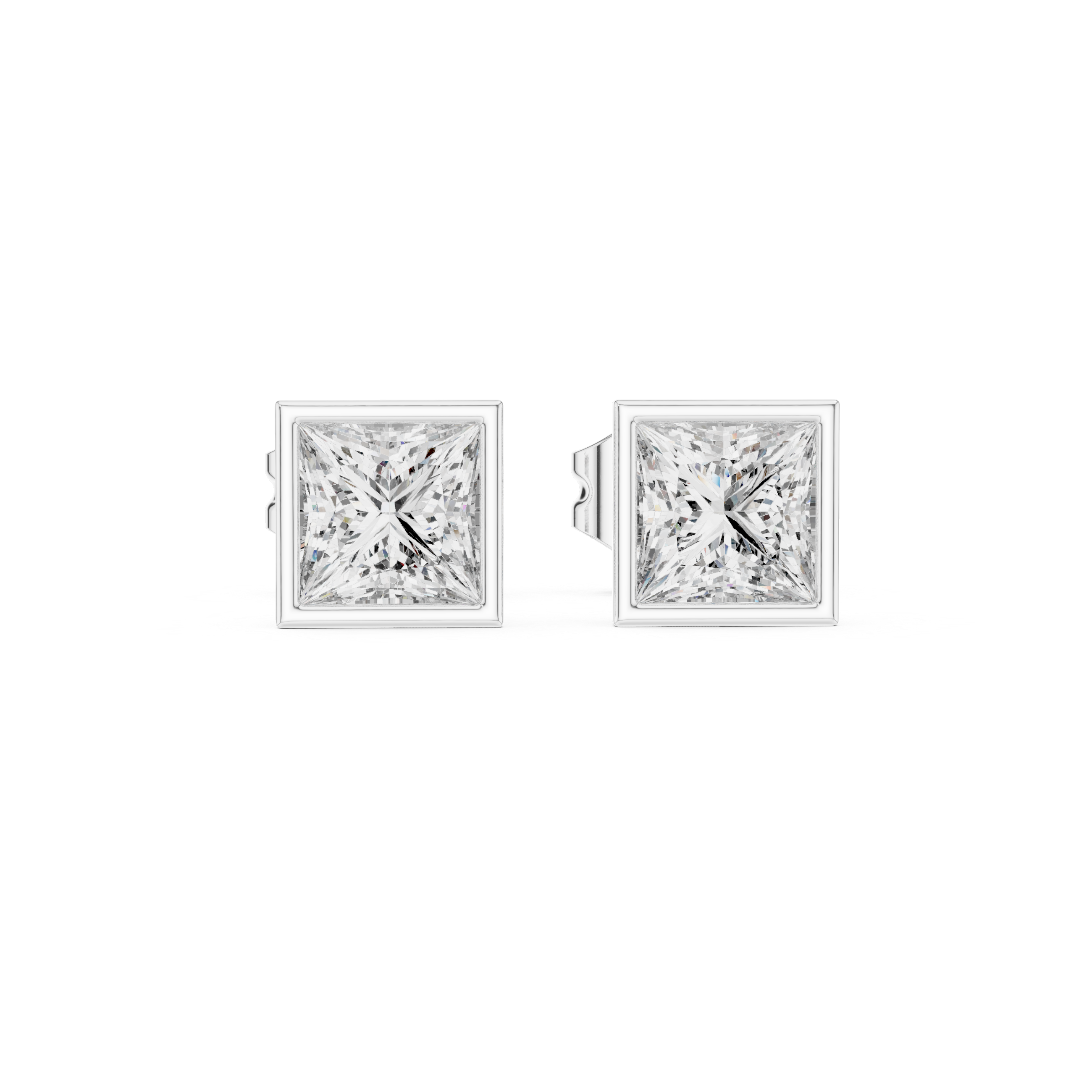 Classic heart-shaped earrings with polished surface.