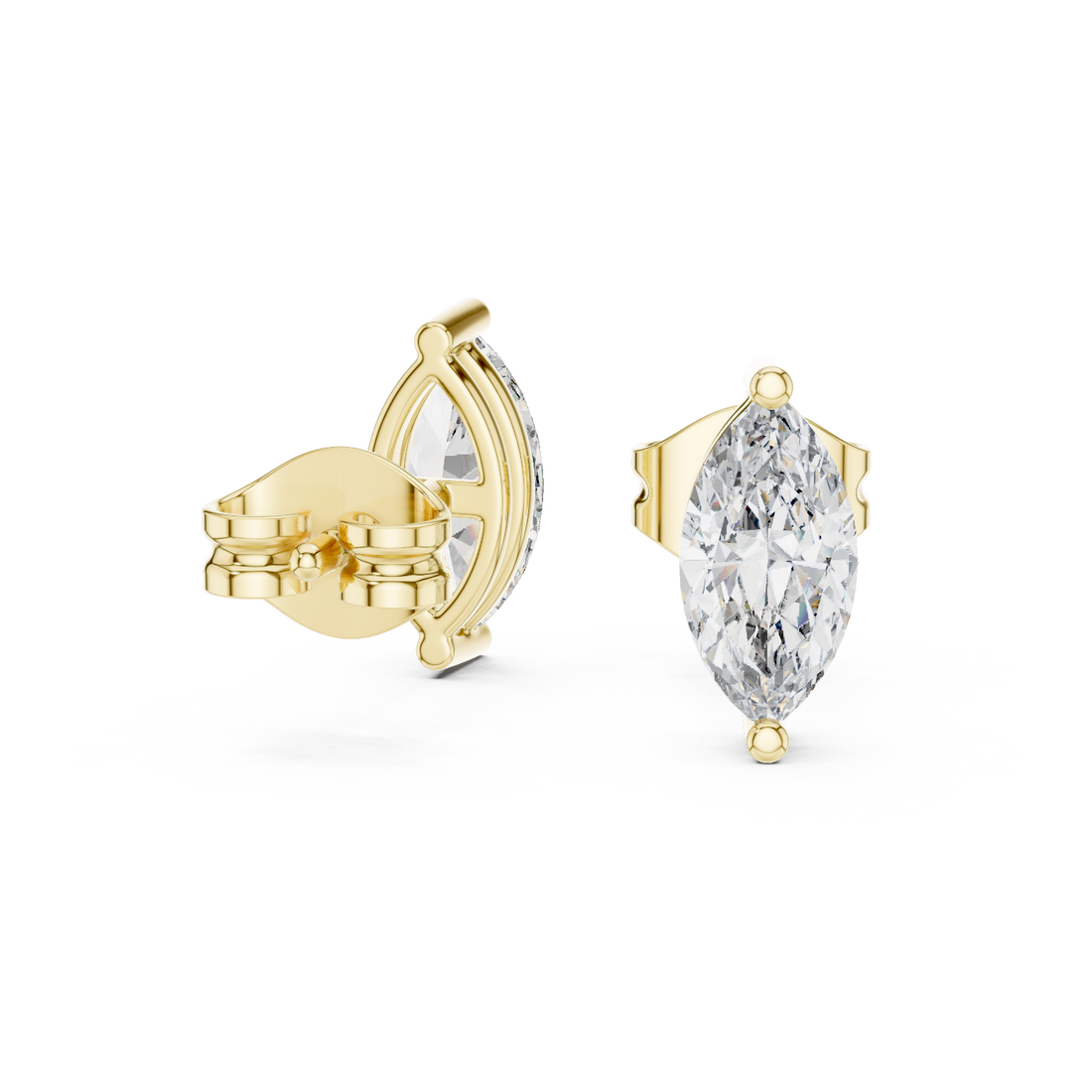 Smooth gemstone toe ring with sparkling detail.