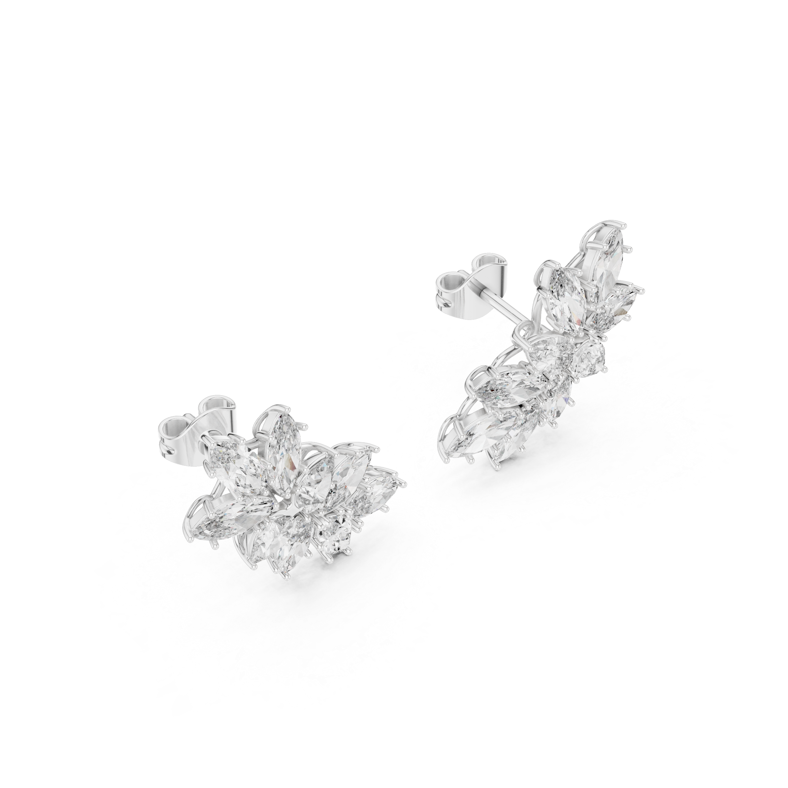 Diamond anklet with sparkling stones.