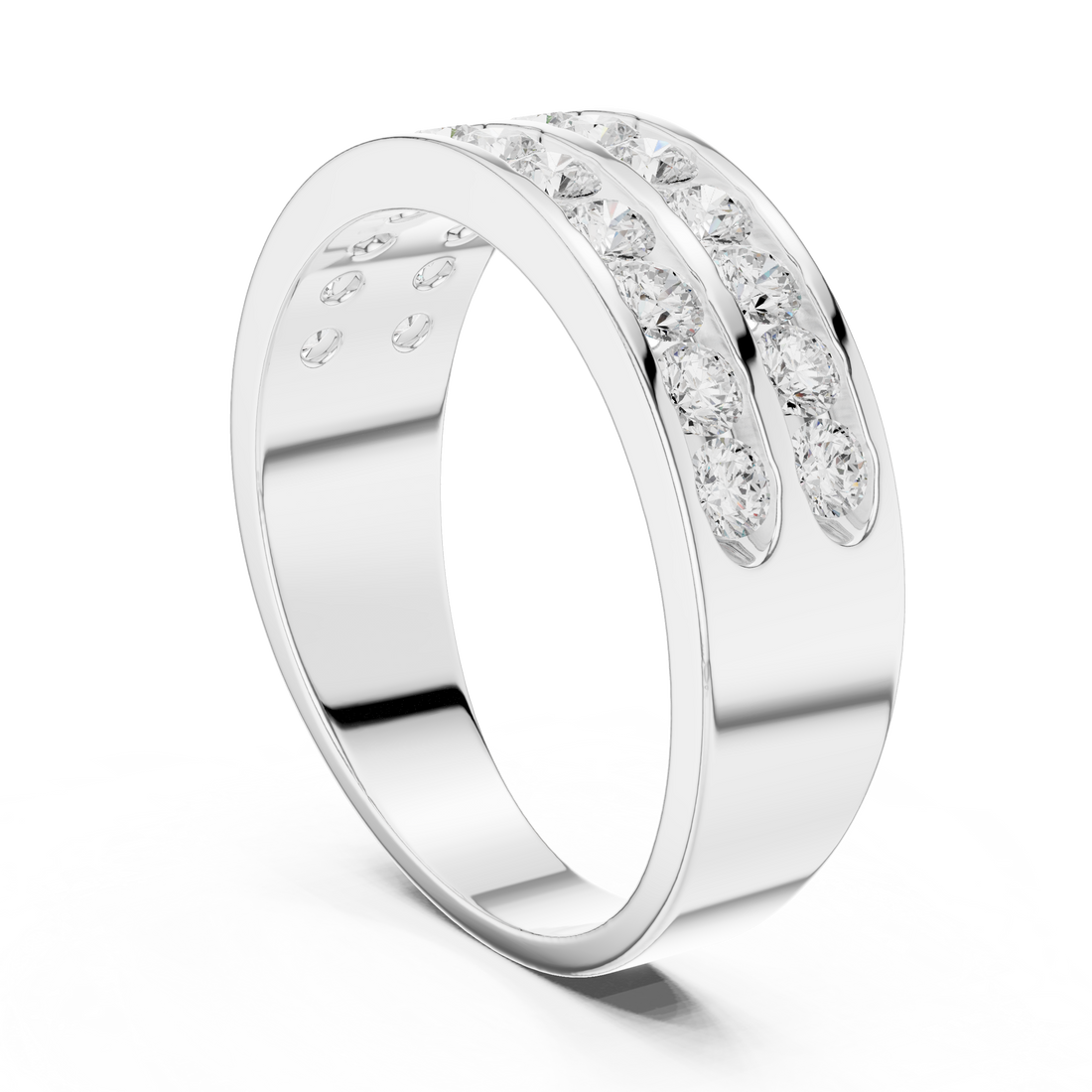 Sparkling CZ Diamond Necklace with high shine