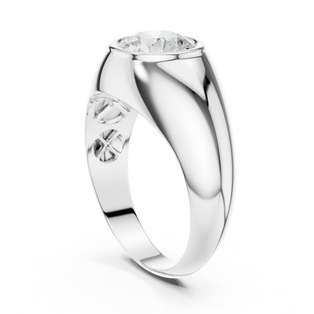 Sparkling CZ Diamond Necklace with high shine