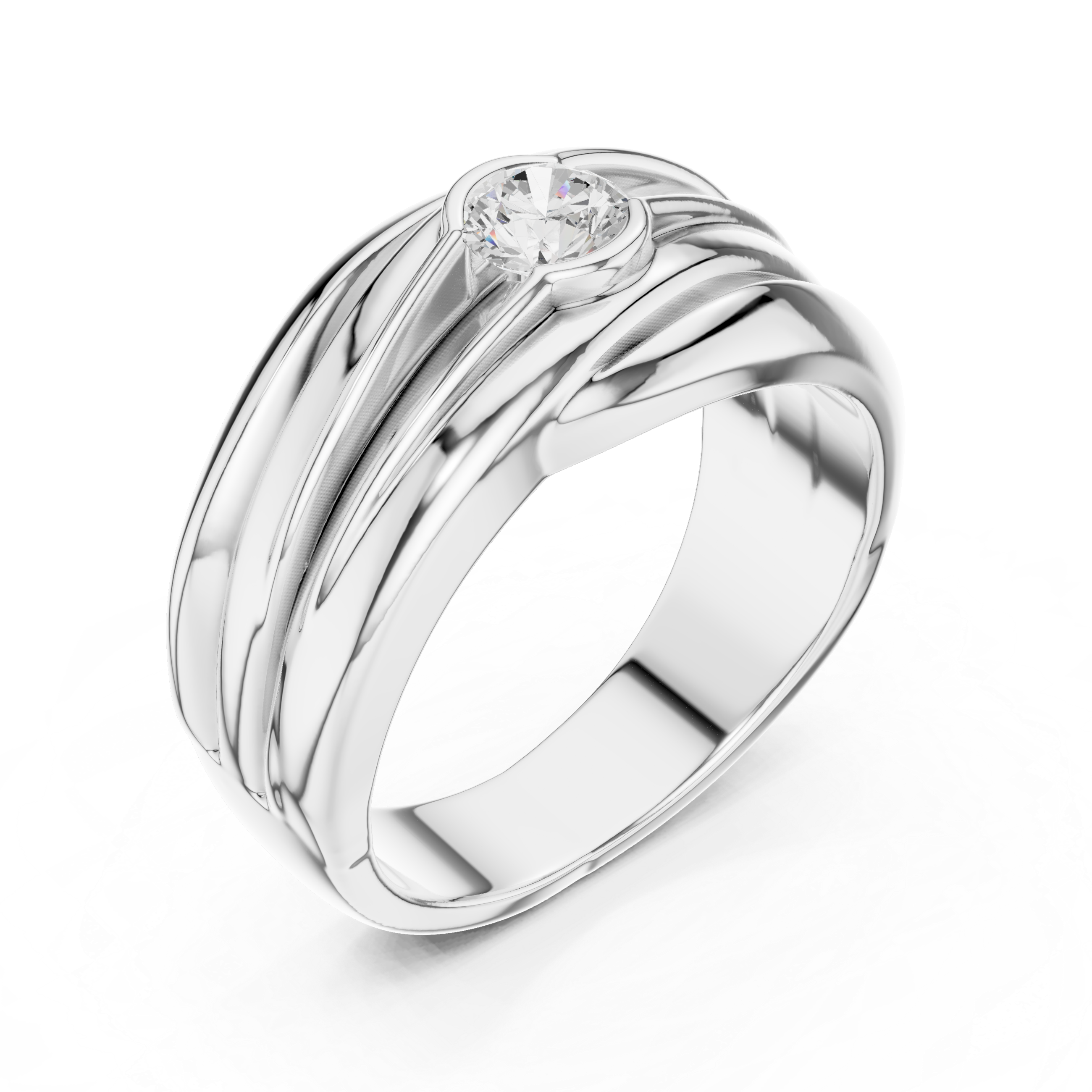 Designer vintage-inspired diamond ring with intricate milgrain detailing and antique-style setting.
