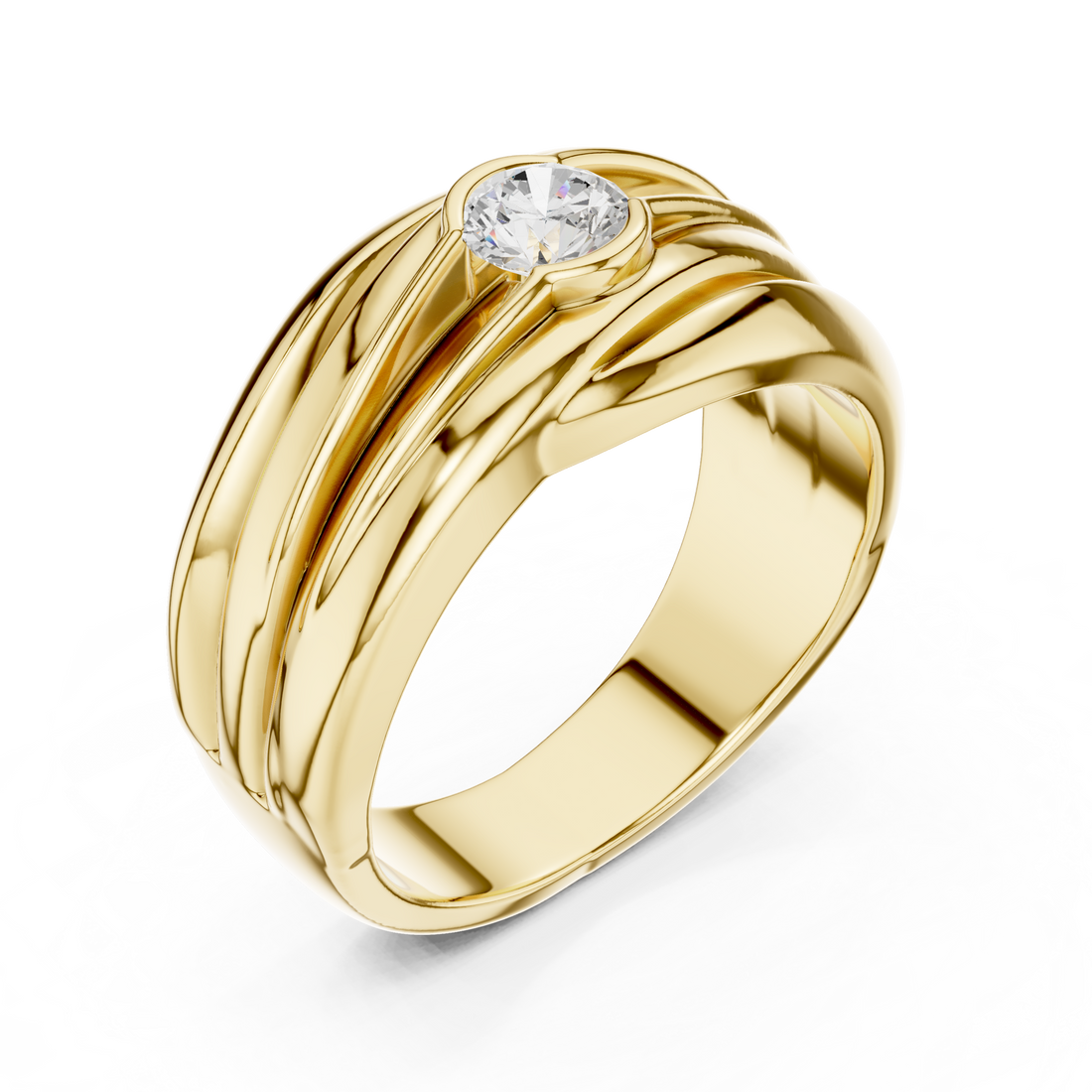 Luxury emerald-cut diamond ring with elegant prong setting and sophisticated appearance.