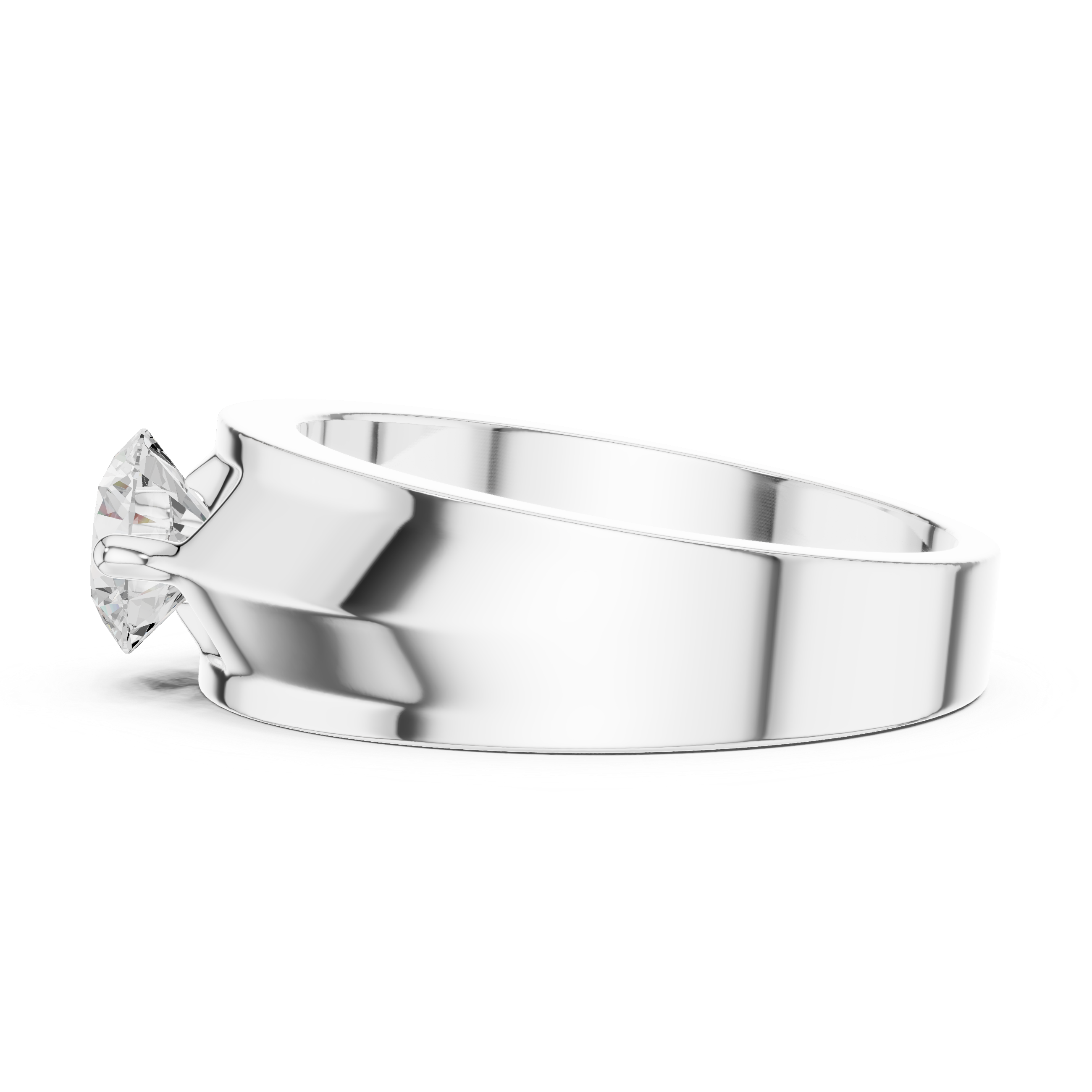 Stylish bangle bracelet crafted in smooth polished yellow gold.