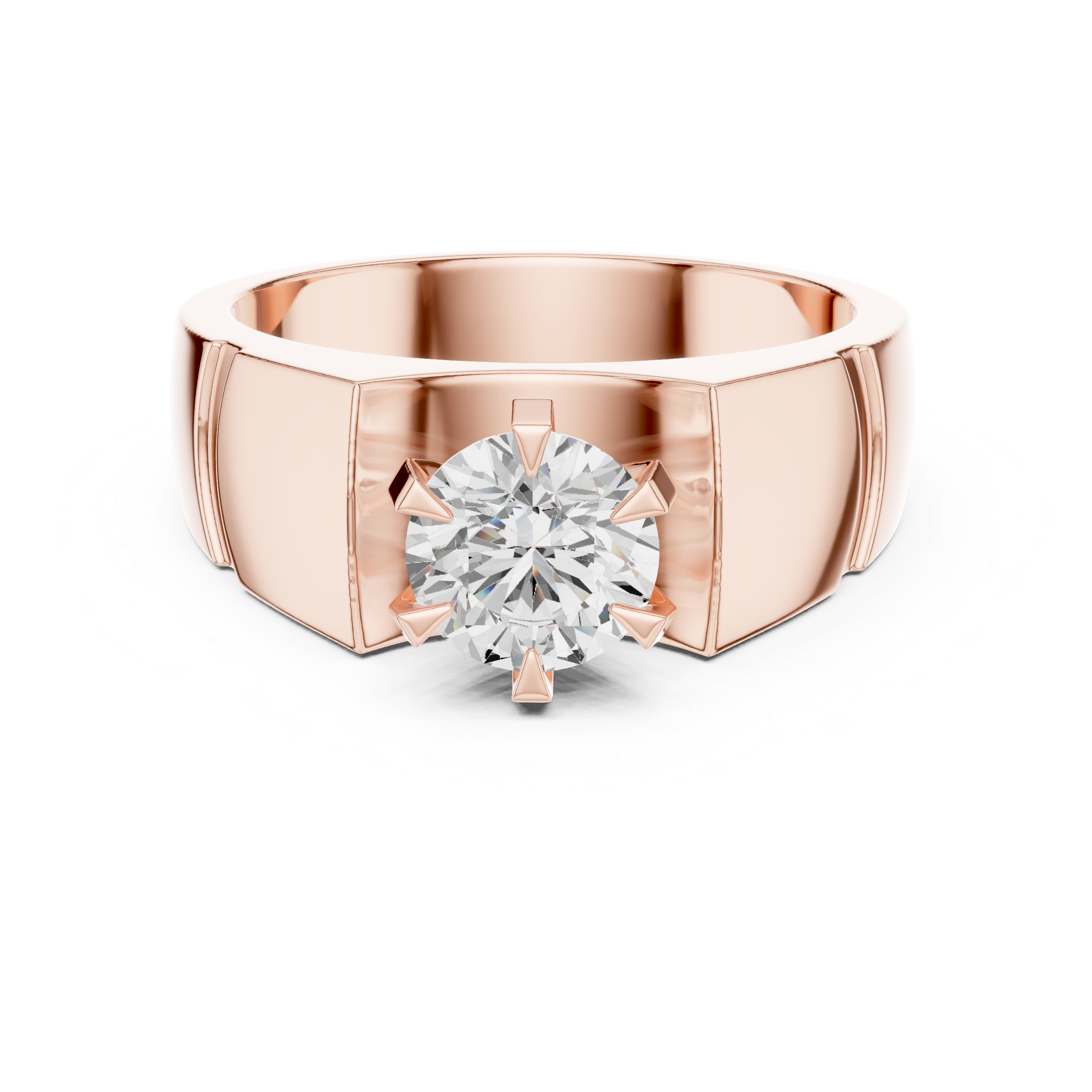 Luxury cluster diamond ring featuring multiple small stones forming dazzling centerpiece.
