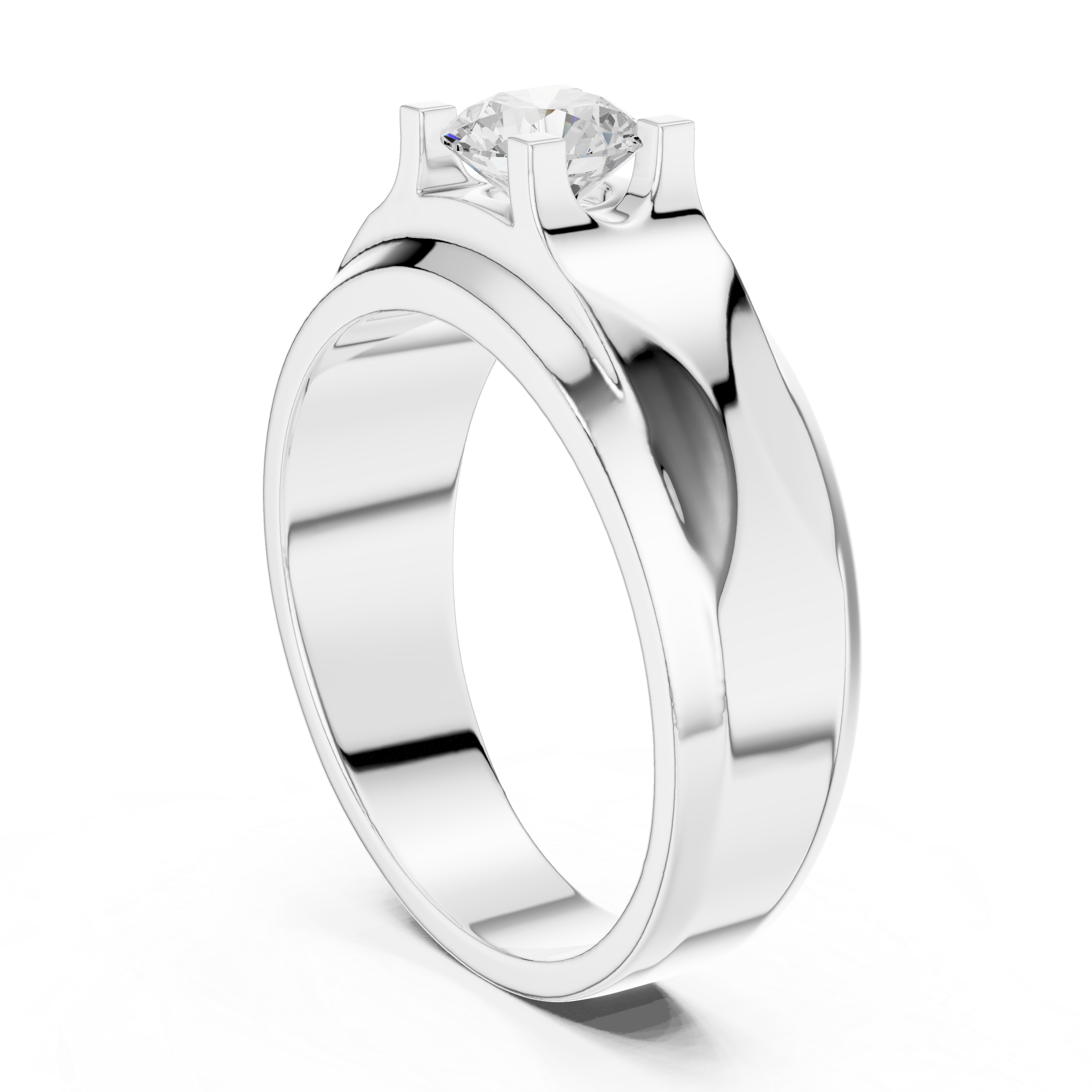 Classic ID bracelet with flat plate suitable for engraving personal details.