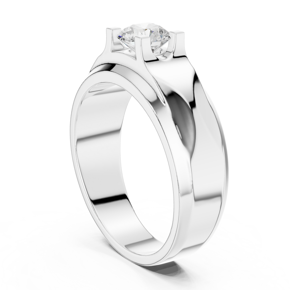 Classic ID bracelet with flat plate suitable for engraving personal details.