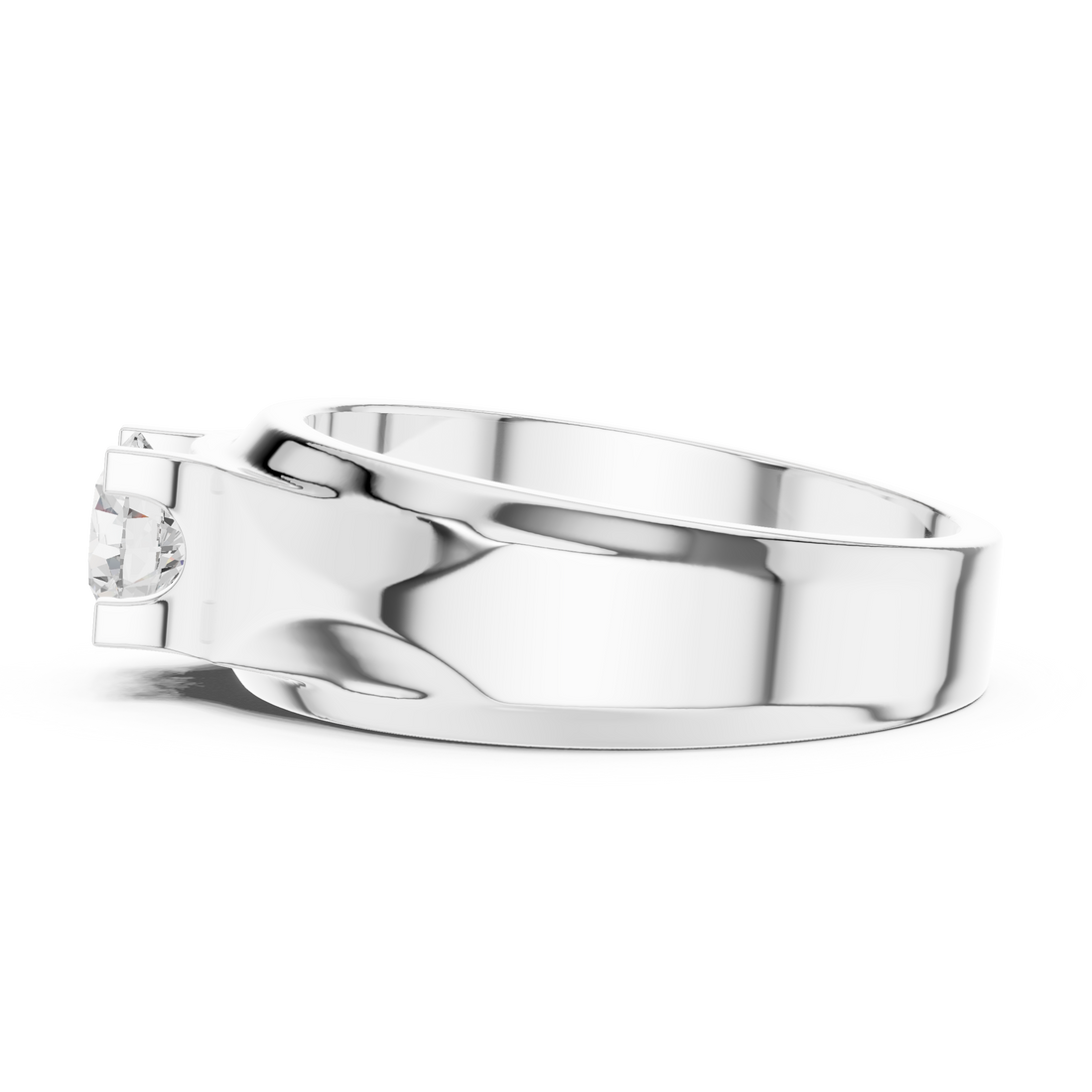 Designer diamond link bracelet with sparkling stone accents.