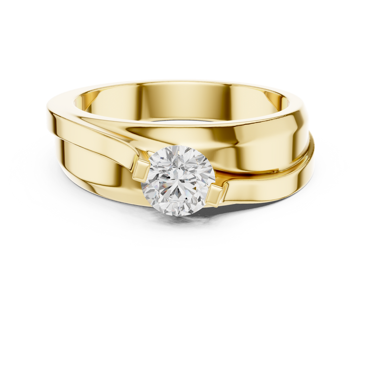 Traditional nose ring featuring circular gold hoop with decorative bead.