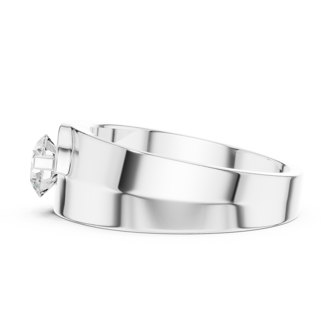 Designer men's gemstone ring featuring bold rectangular stone centerpiece.