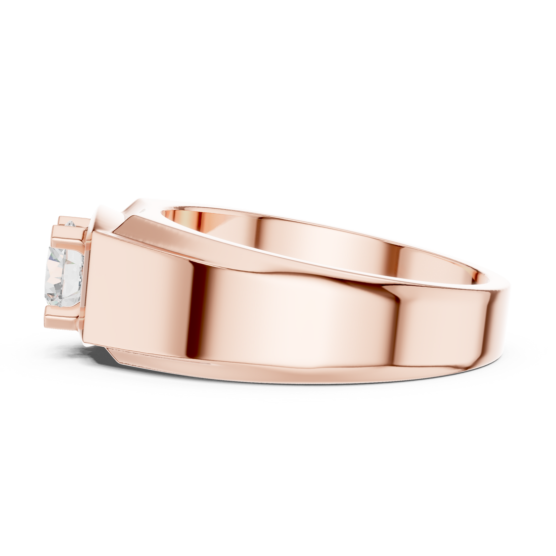 Modern open ring featuring adjustable dual-end design.