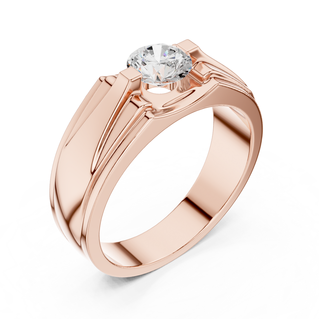 Luxury celebration ring featuring decorative gemstone centerpiece.