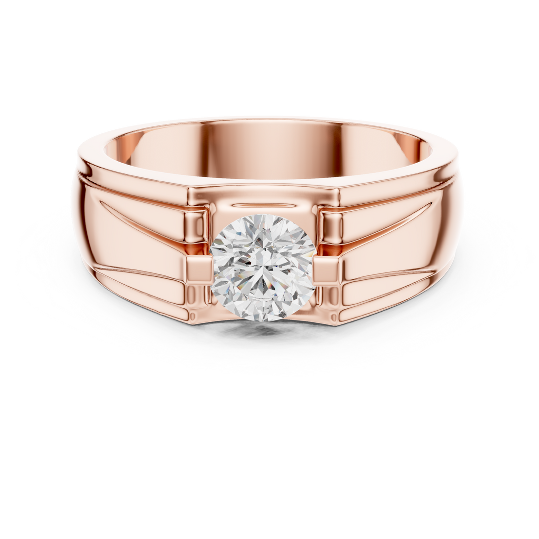 Stylish anniversary ring featuring sparkling stone accents.