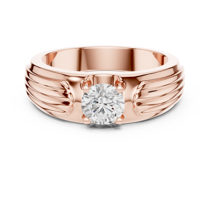 Oval-cut diamond ring with sleek modern band.