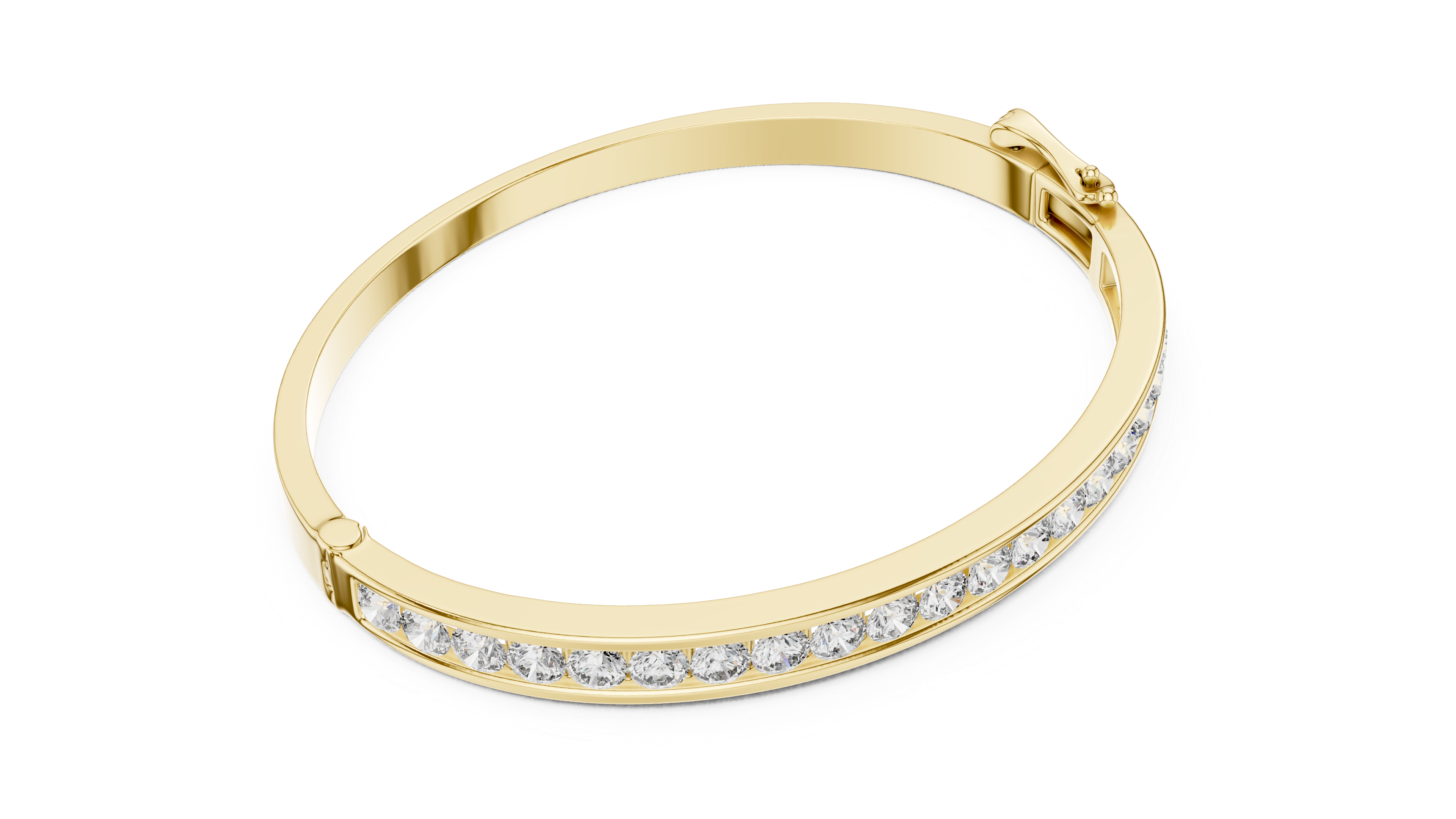 Silver anklet with bead detailing.