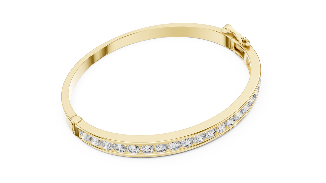 Silver anklet with bead detailing.