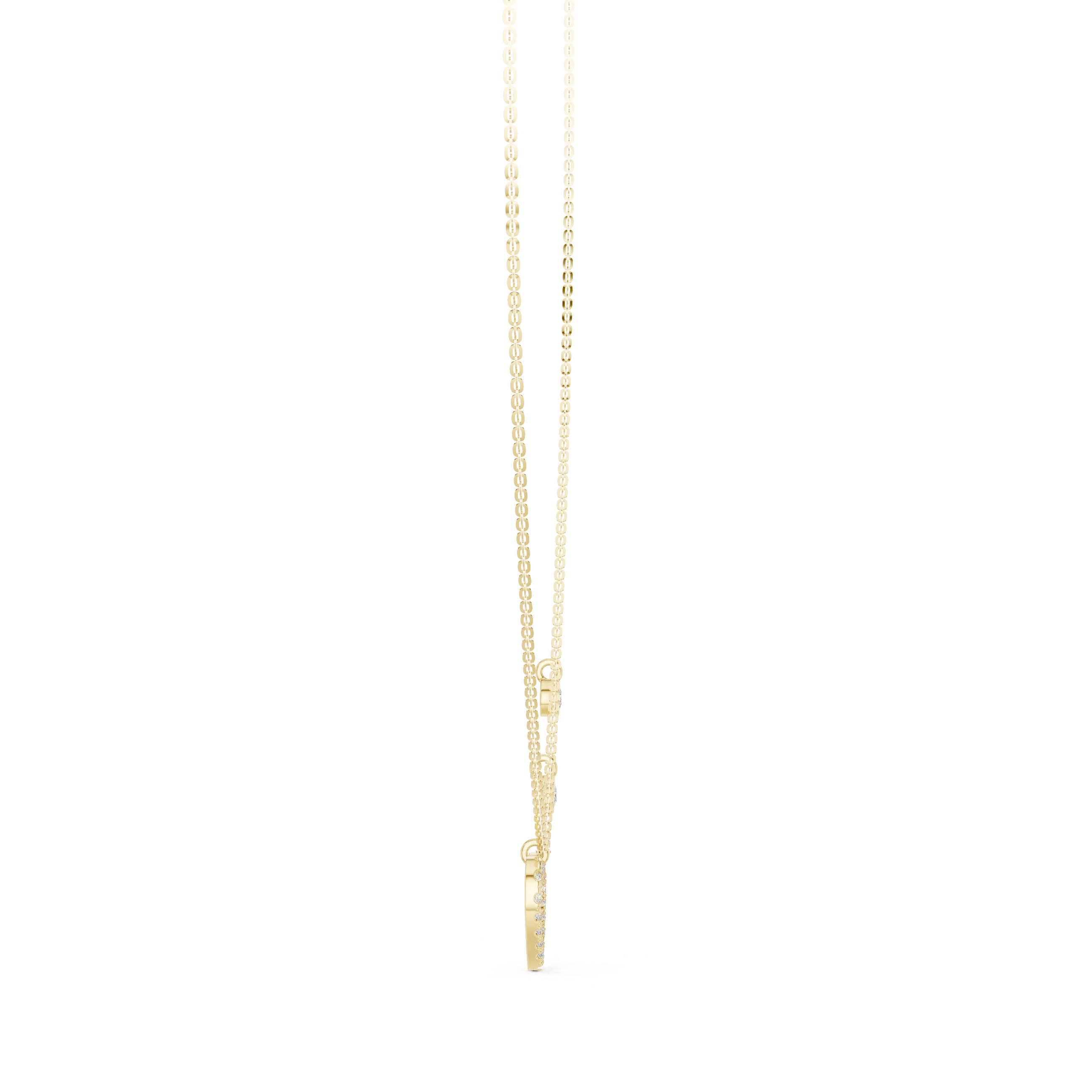 Luxury collar necklace featuring wide structured form.